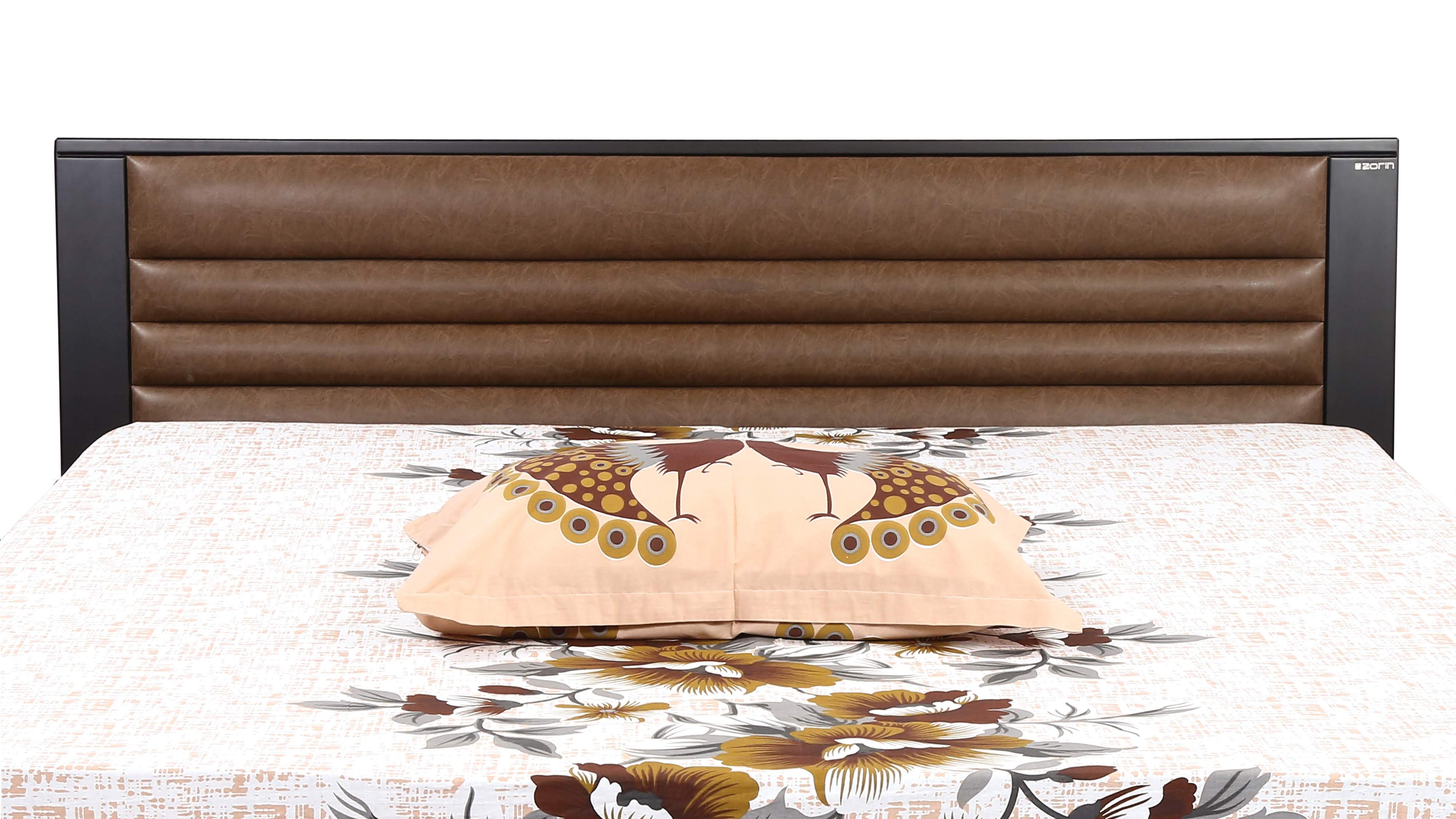 Halley King bed by Zorin in Walnut Finish Zorin