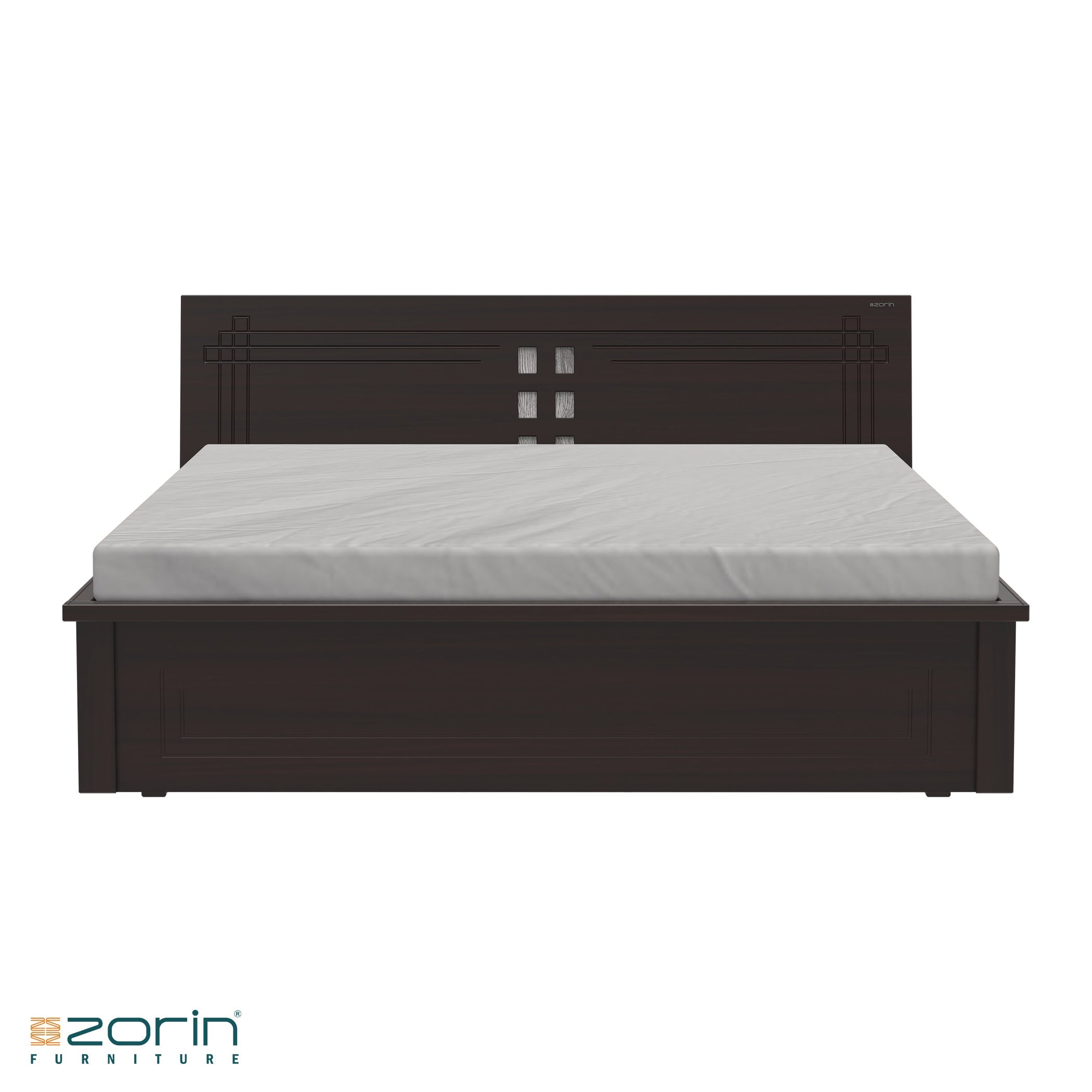 Atlas bed in Walnut Finish Zorin