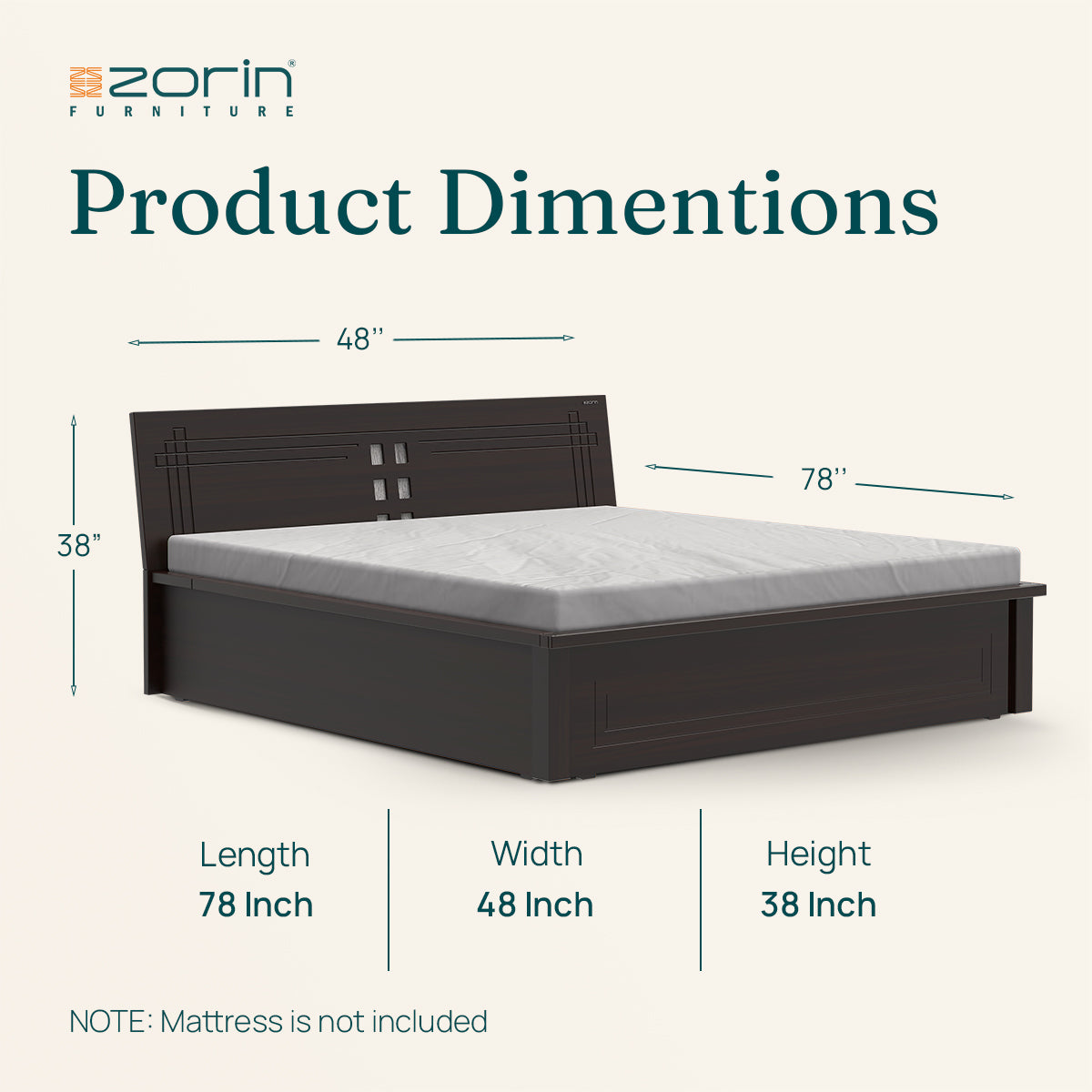 Atlas bed Storage Zorin