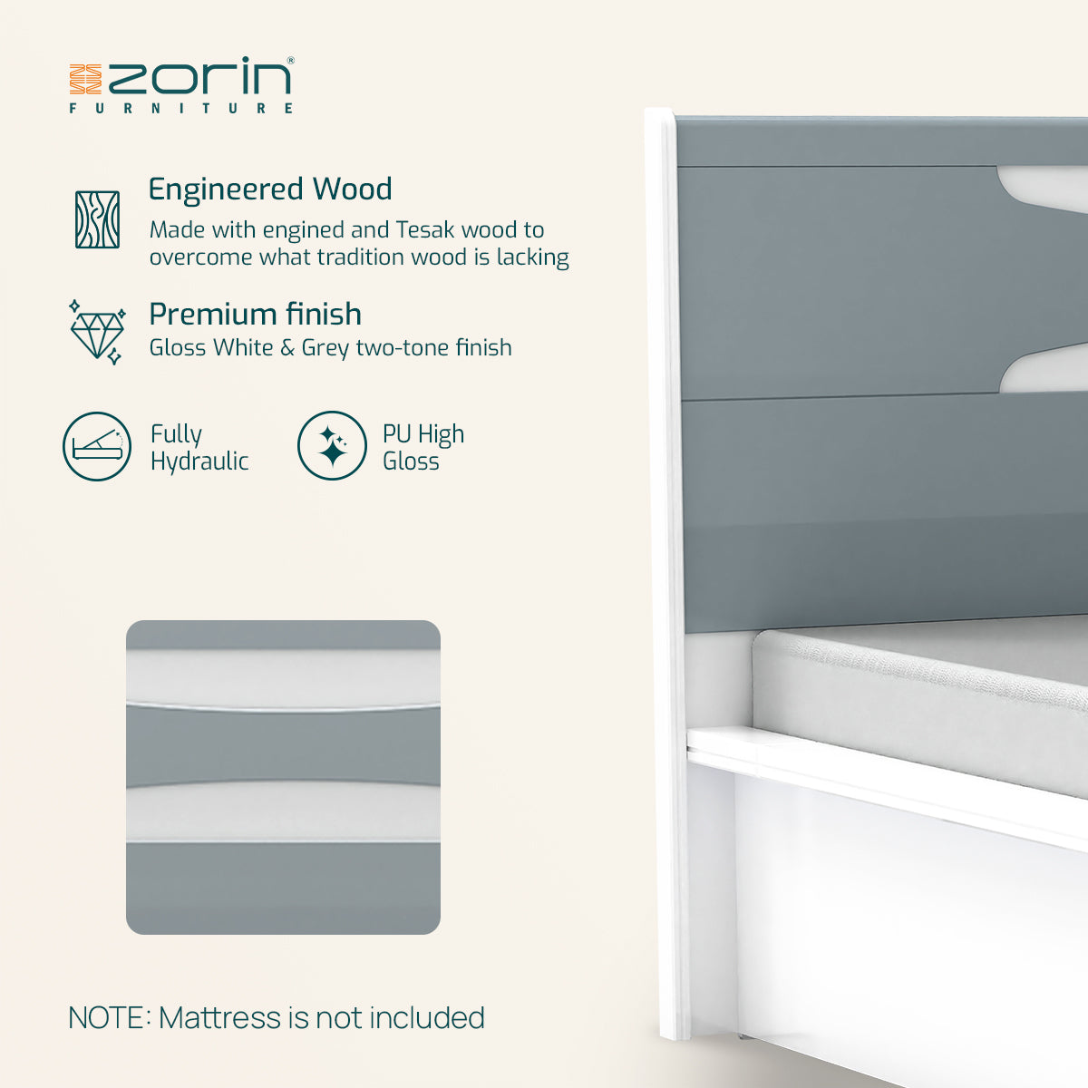 Kara Bed Storage Zorin