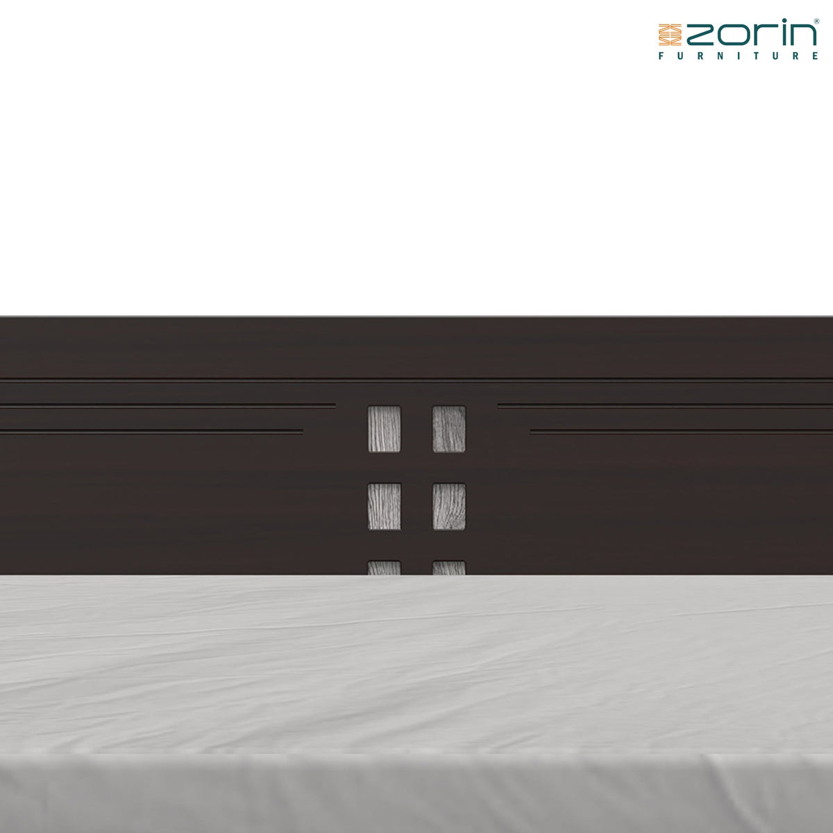 Atlas bed in Walnut Finish Zorin