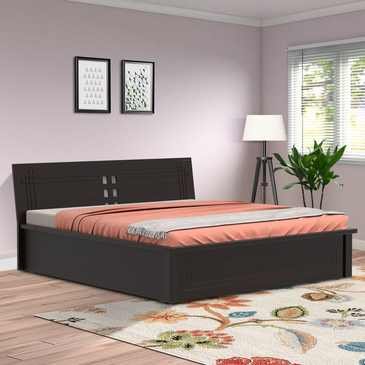 Atlas bed in Walnut Finish Zorin