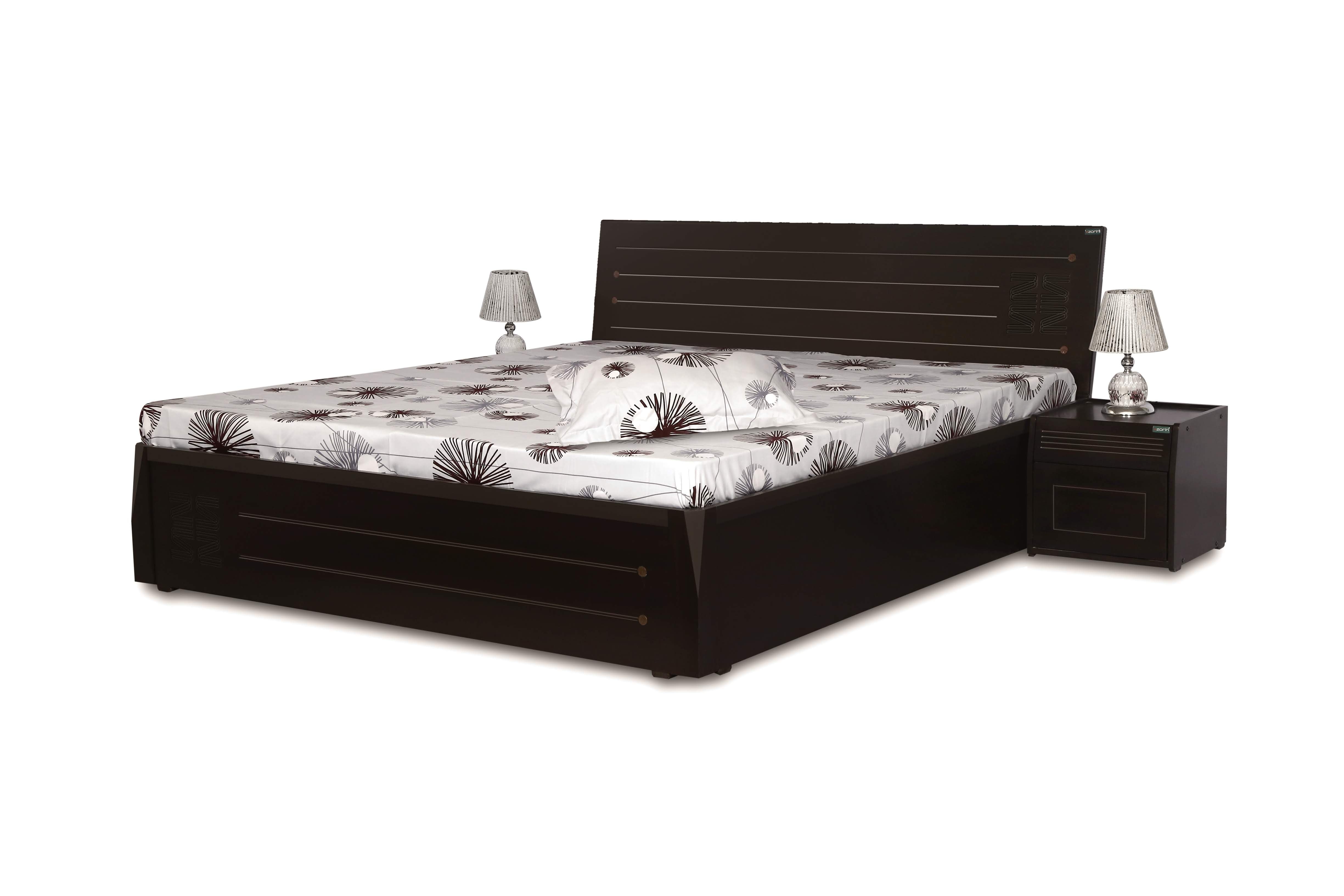 Nova bed by Zorin in Walnut Finish Zorin