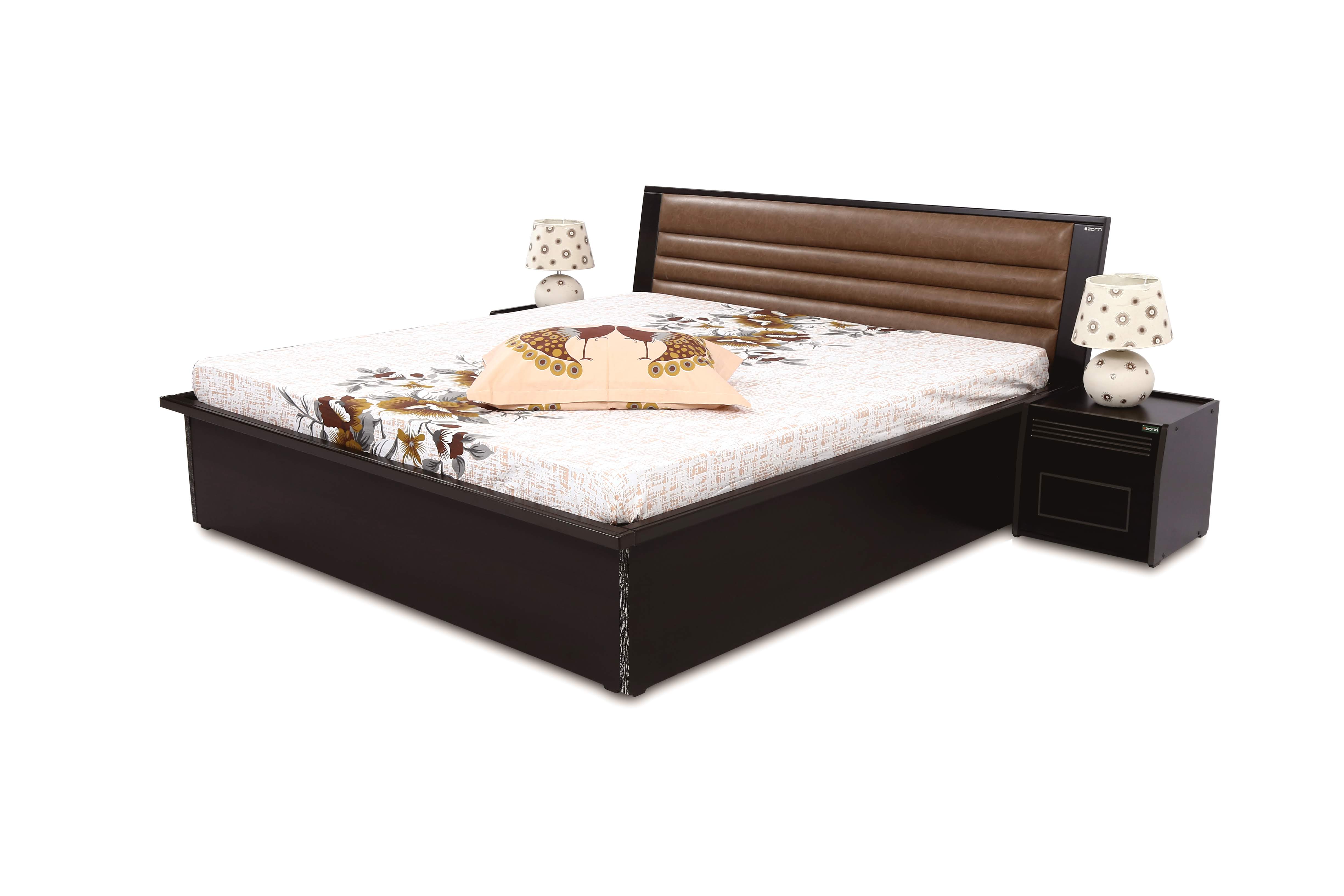Halley King bed by Zorin in Walnut Finish Zorin