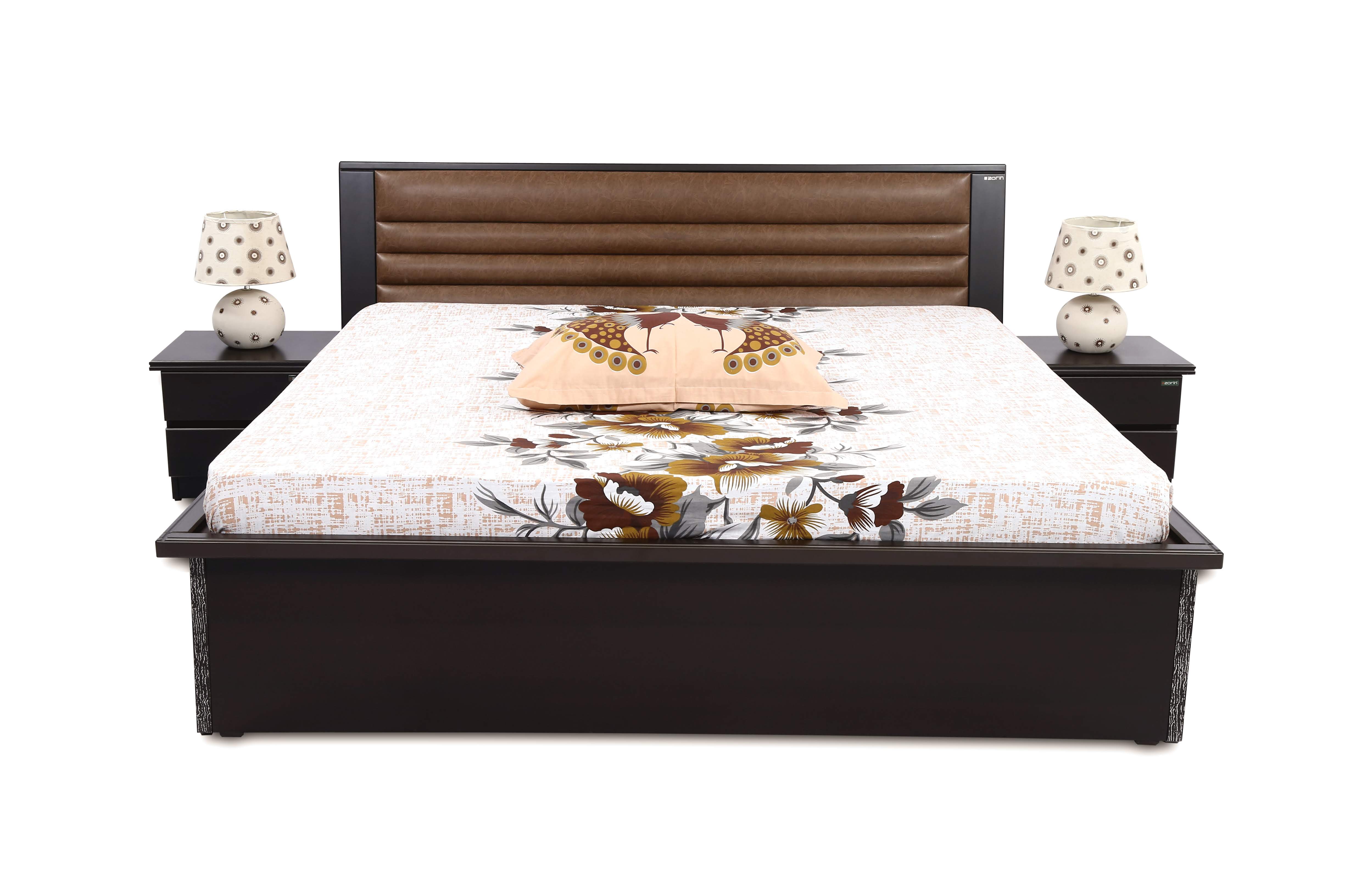 Halley King bed by Zorin in Walnut Finish Zorin