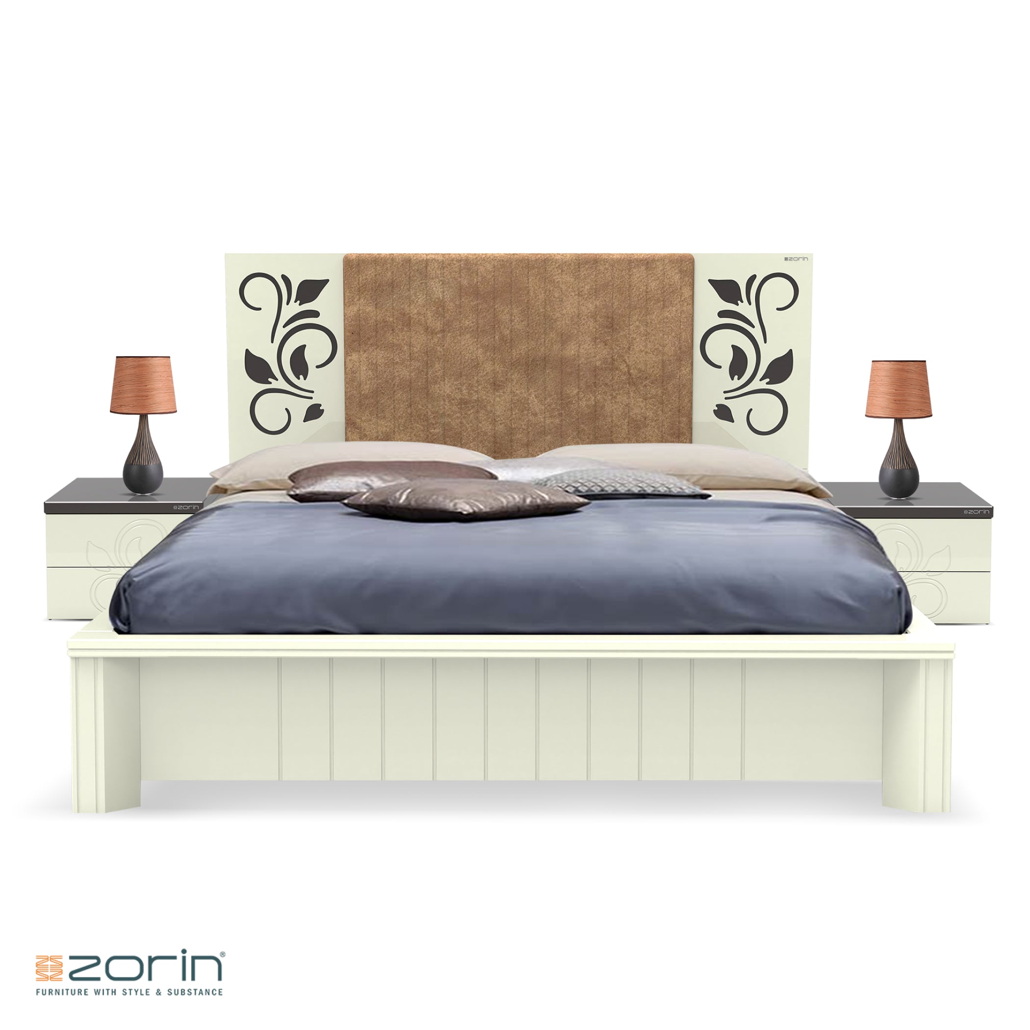 Allure King -Hydraulic Bed High Gloss PU Zorin