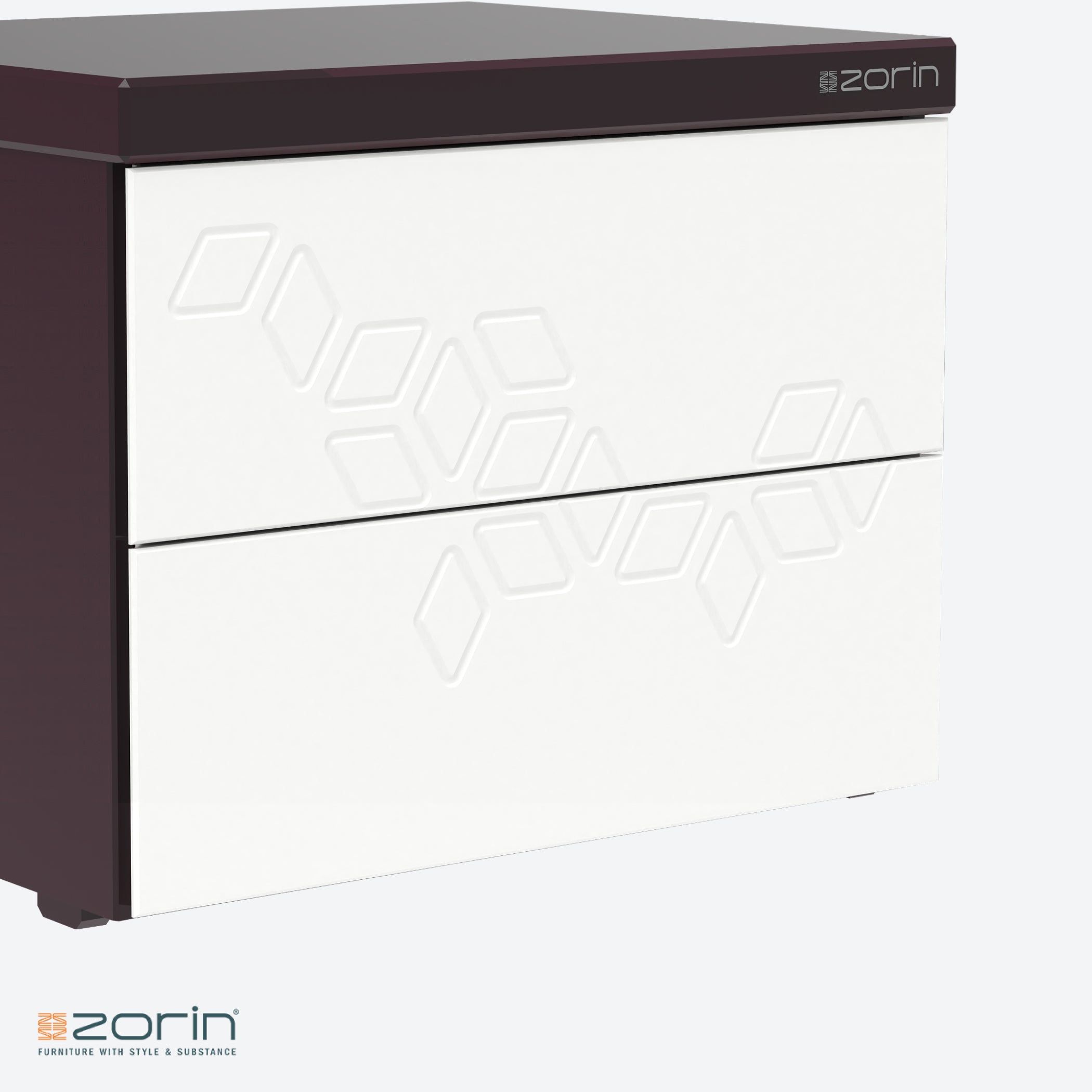 Autumn Bed Side Table High Gloss PU Zorin