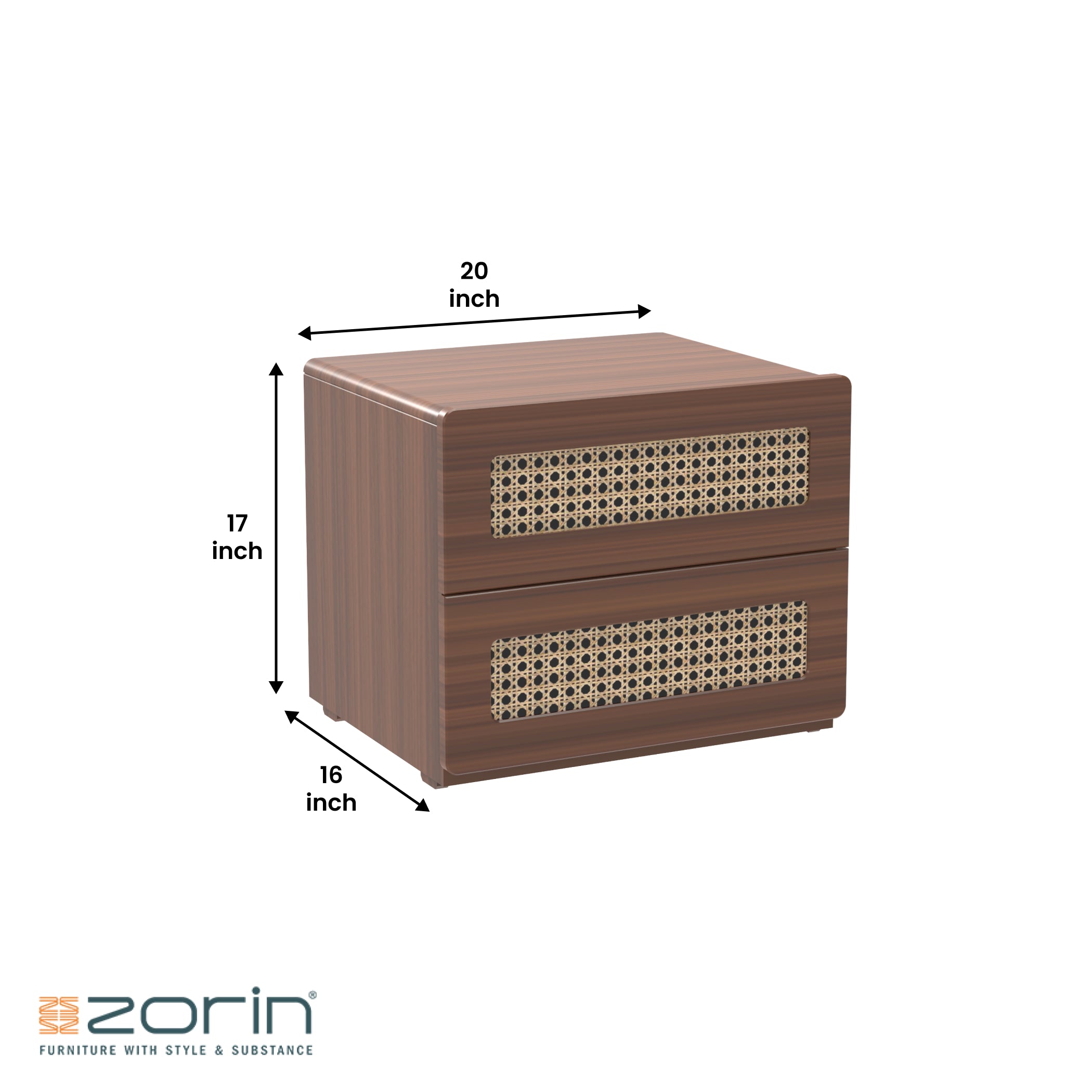 Cairo Bed Side Table Zorin