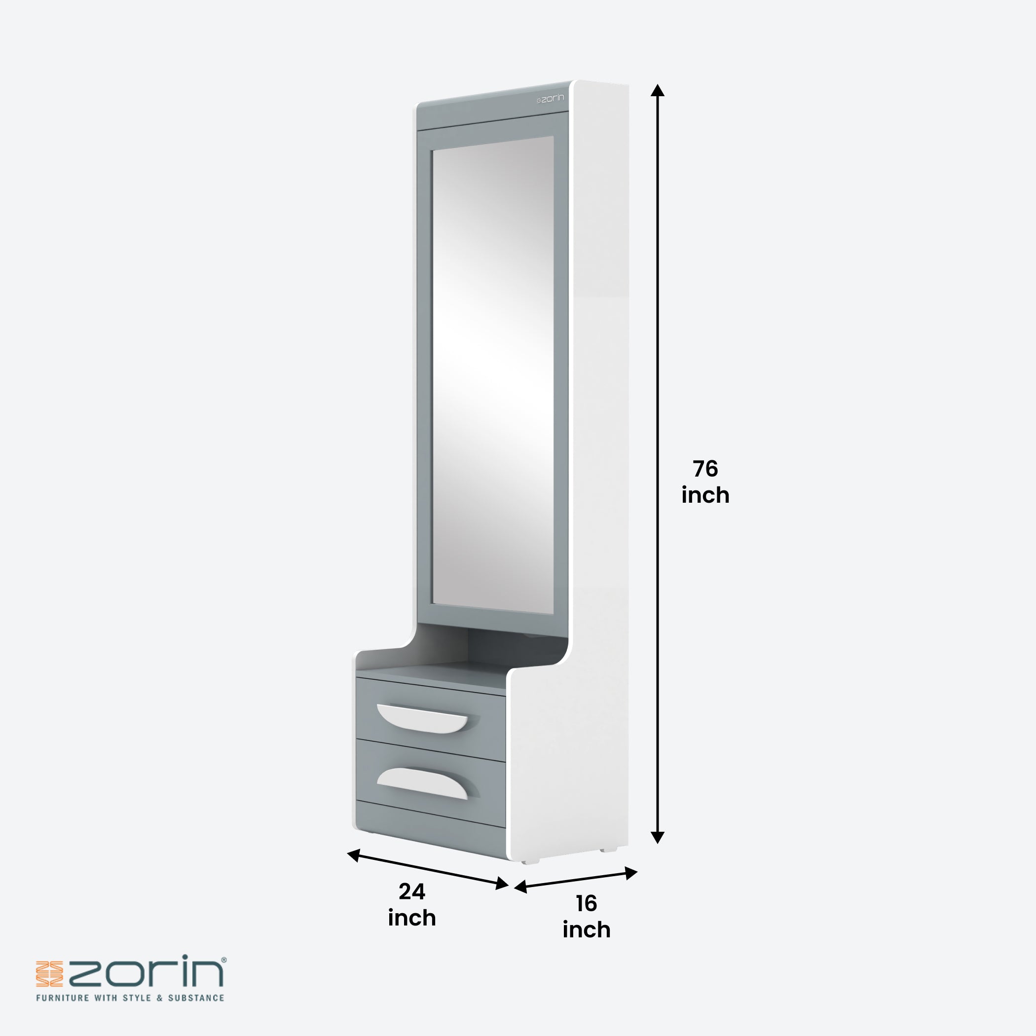 Kara Dressar High Gloss PU Zorin