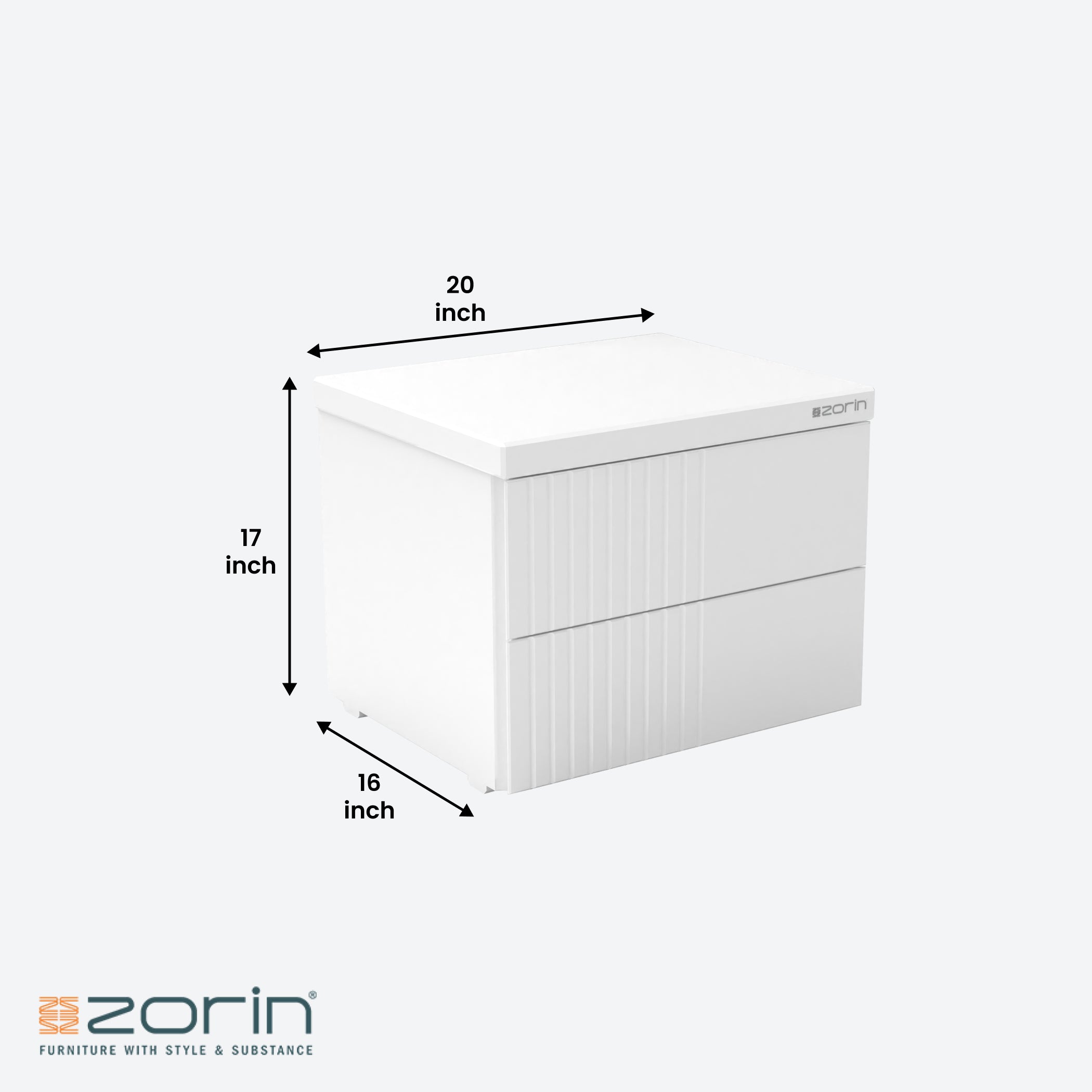 Balmore Bed Side Table Zorin