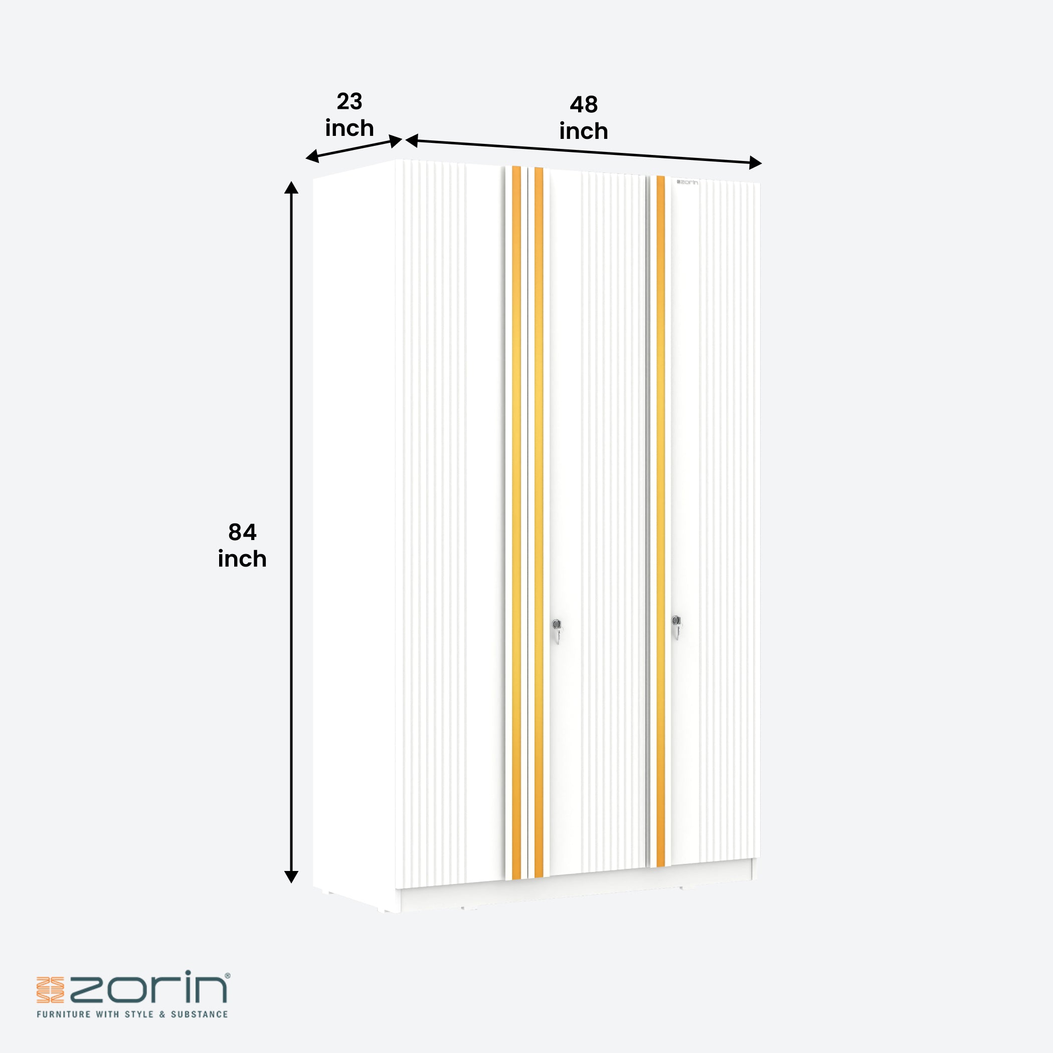 Balmore Wardrobe 3 Door Zorin
