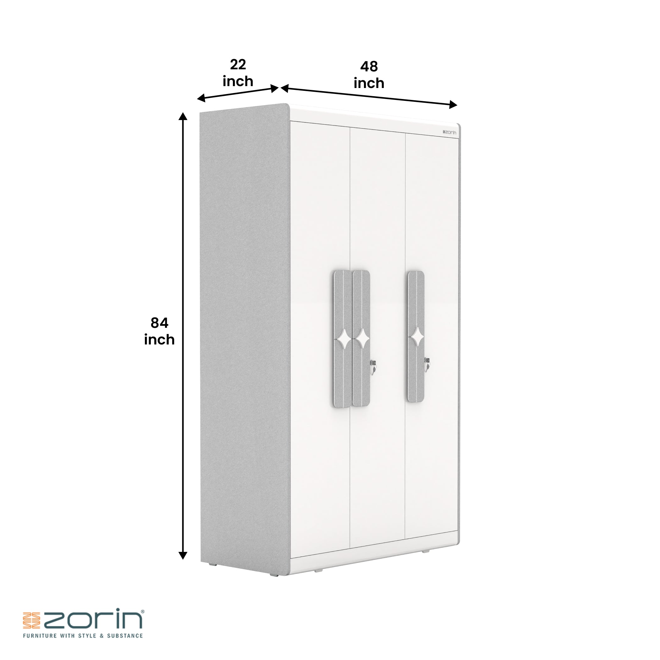 Mordo Wardrobe 3 Door Zorin