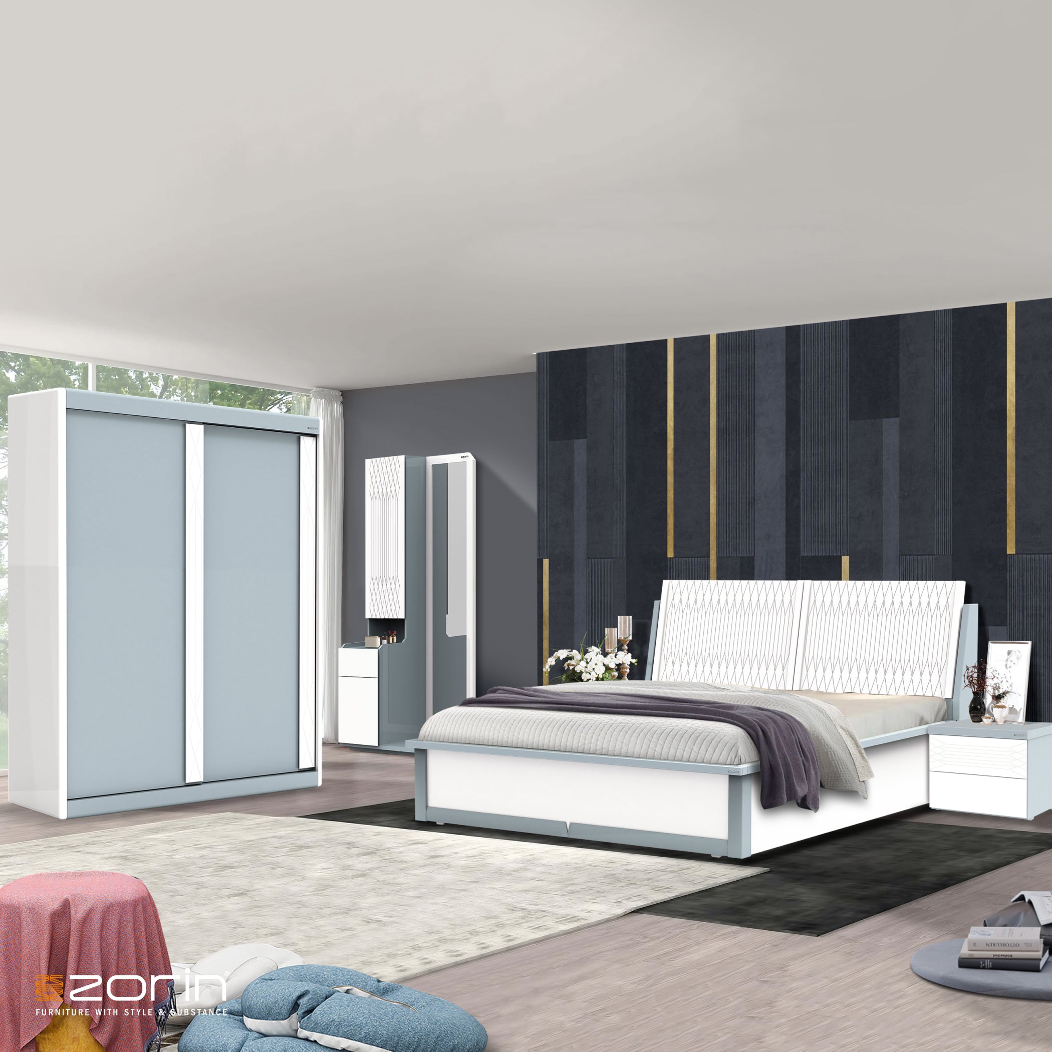 Olivie Queen Bed Zorin