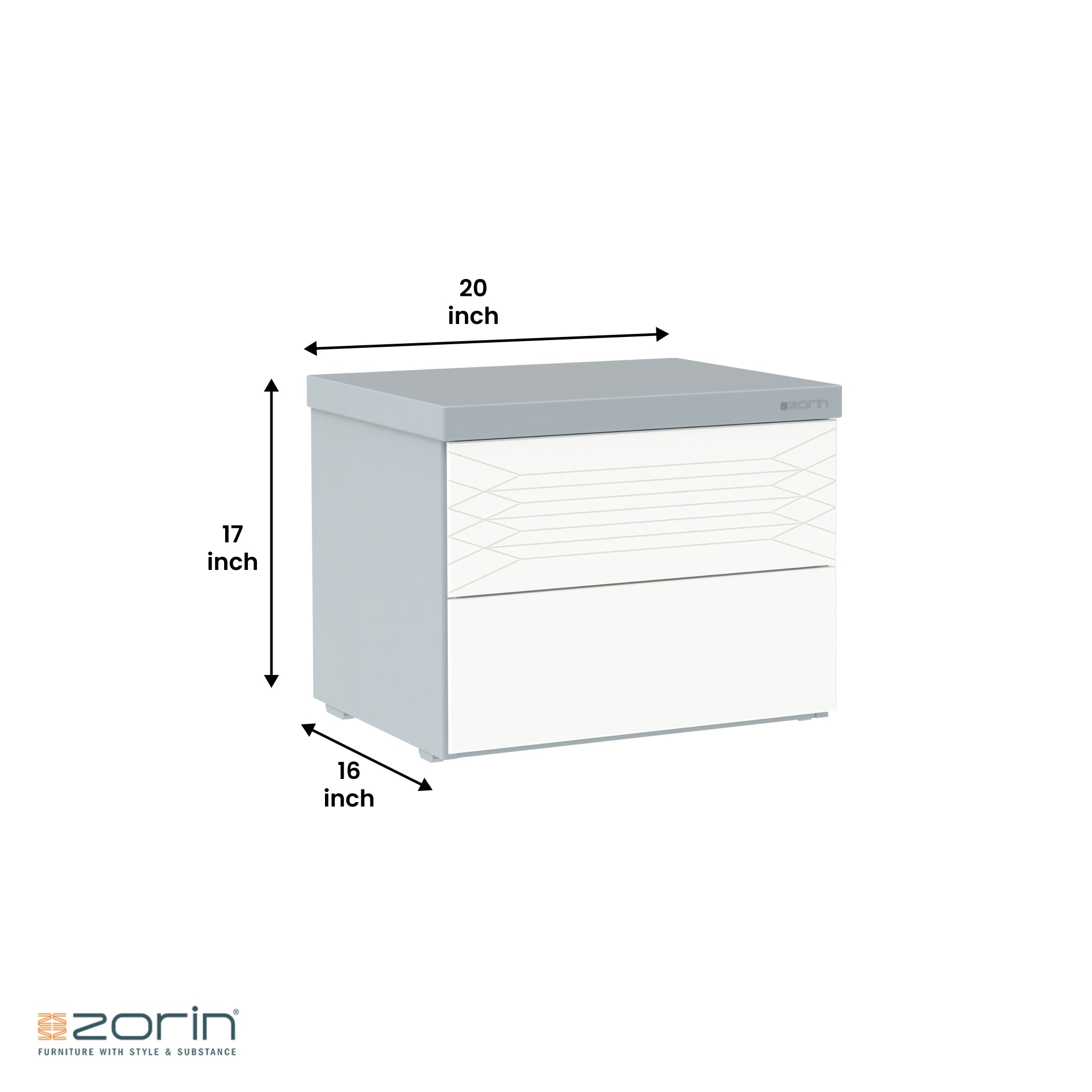 Olivie Bed Side Table Zorin