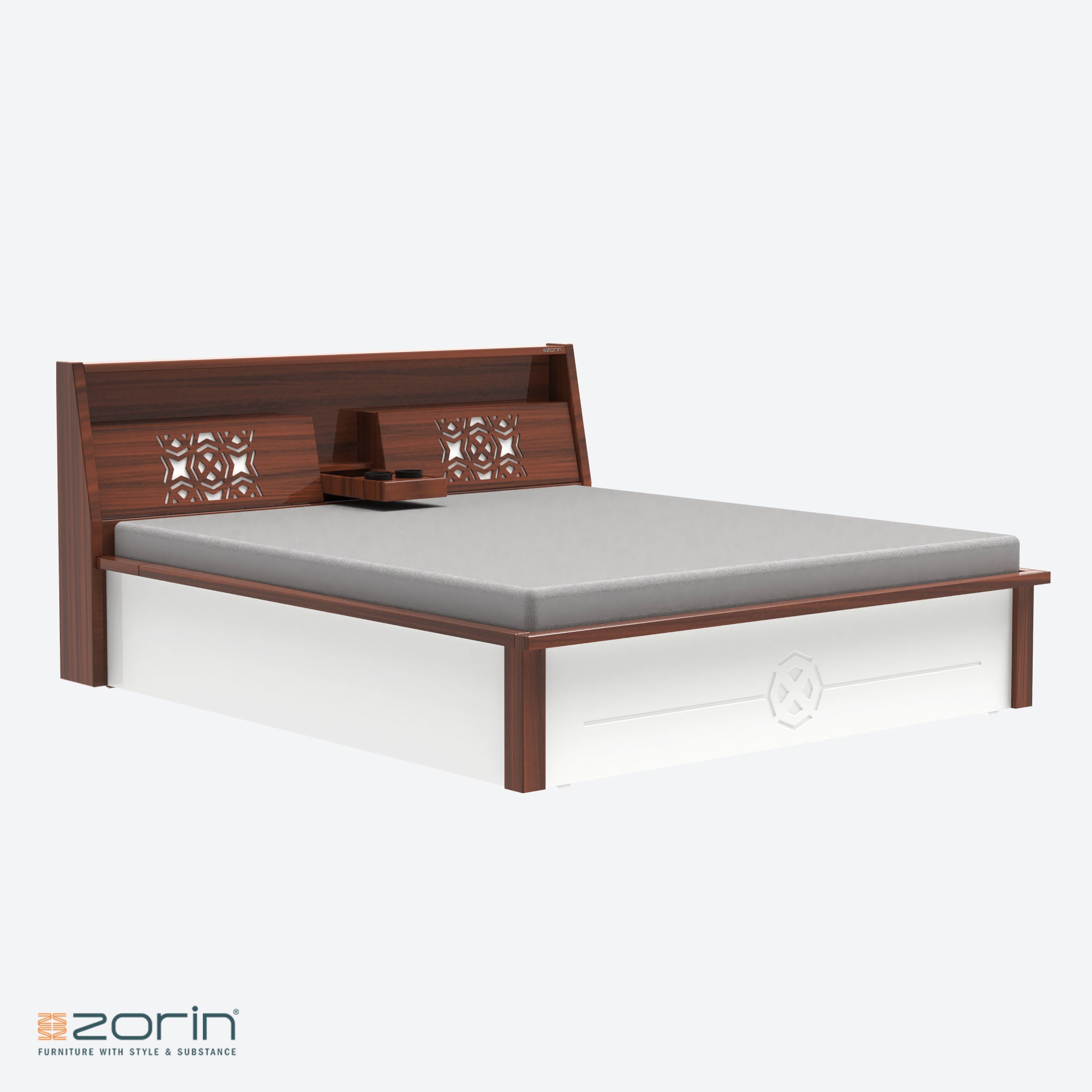 Rivera King Bed with Storage Zorin