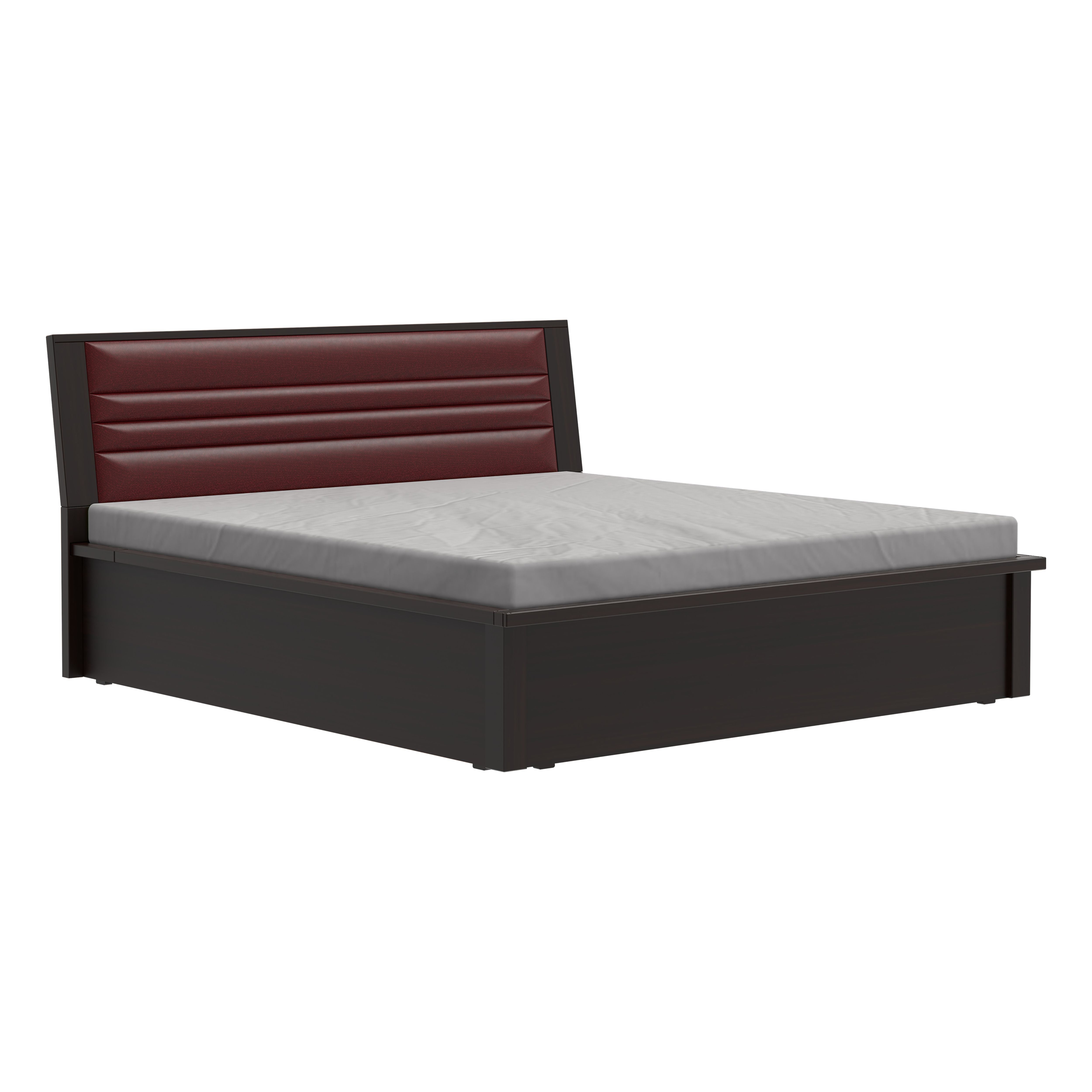 Halley bed in Walnut Finish Zorin