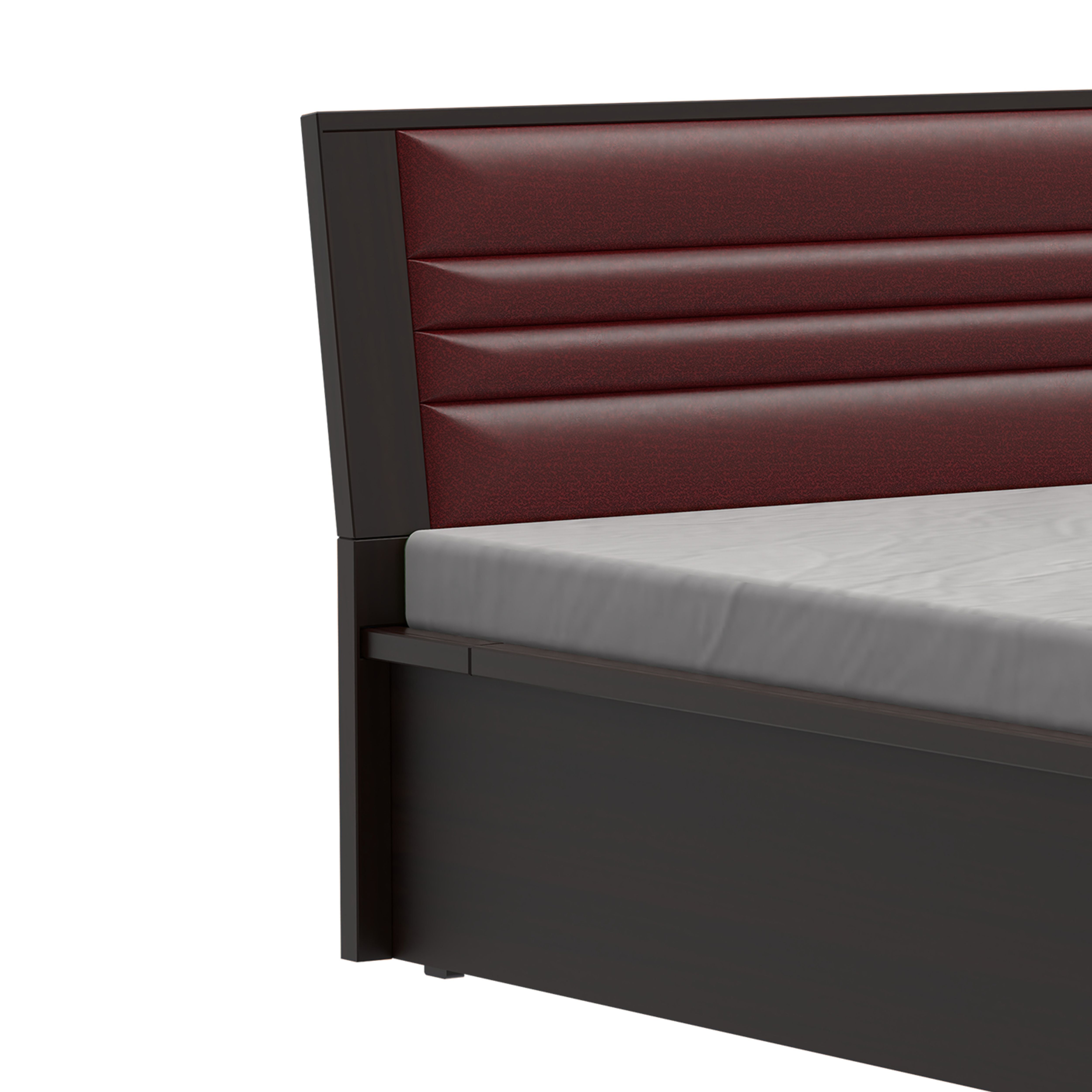 Halley bed in Walnut Finish Zorin