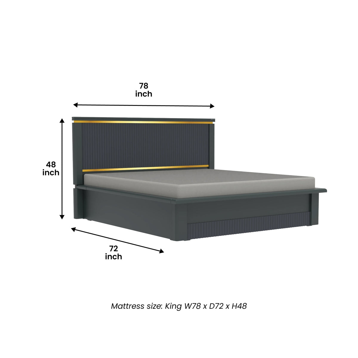 Myra Bed Storage Zorin