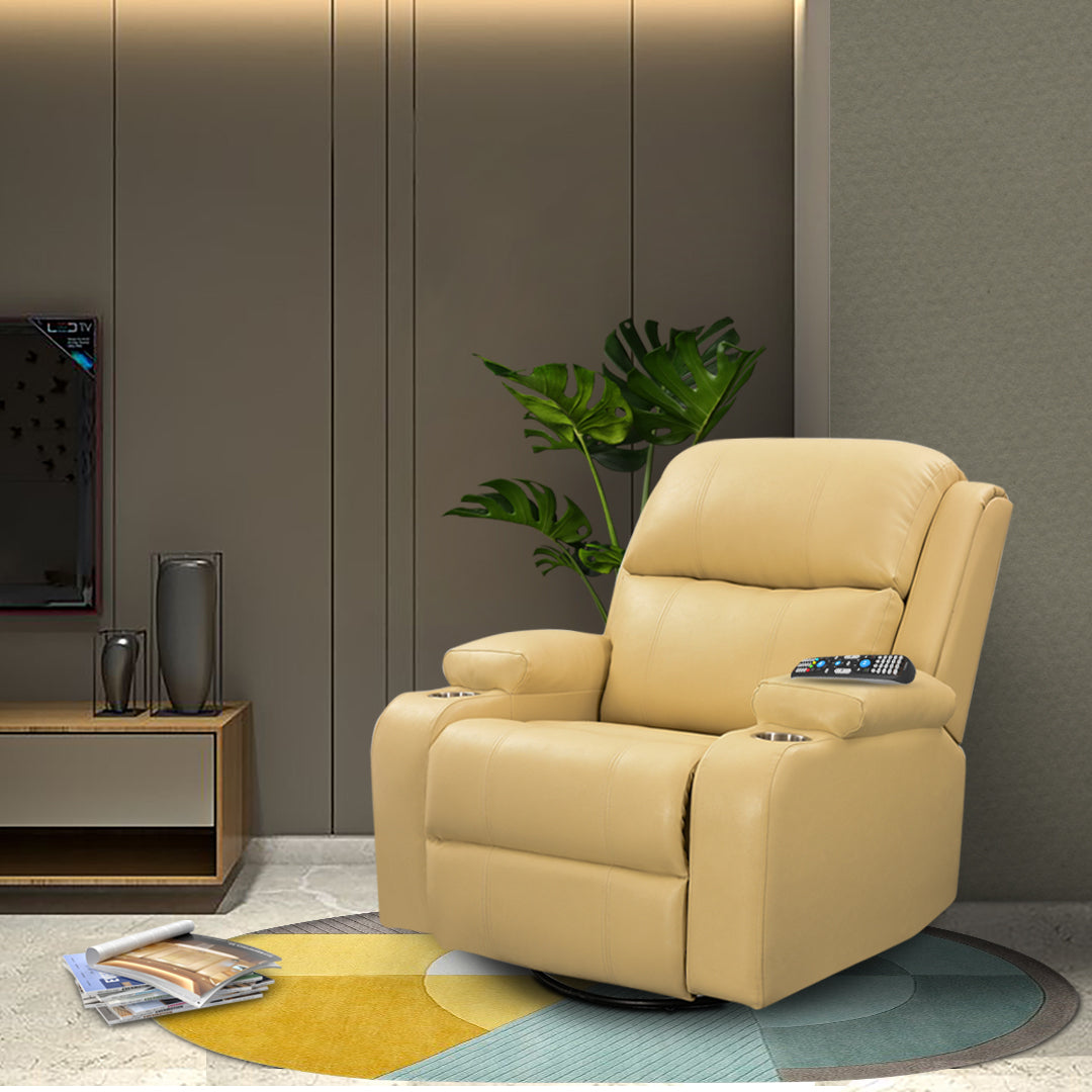 Osaka 1S Recliner by Zorin in Cream Color Zorin