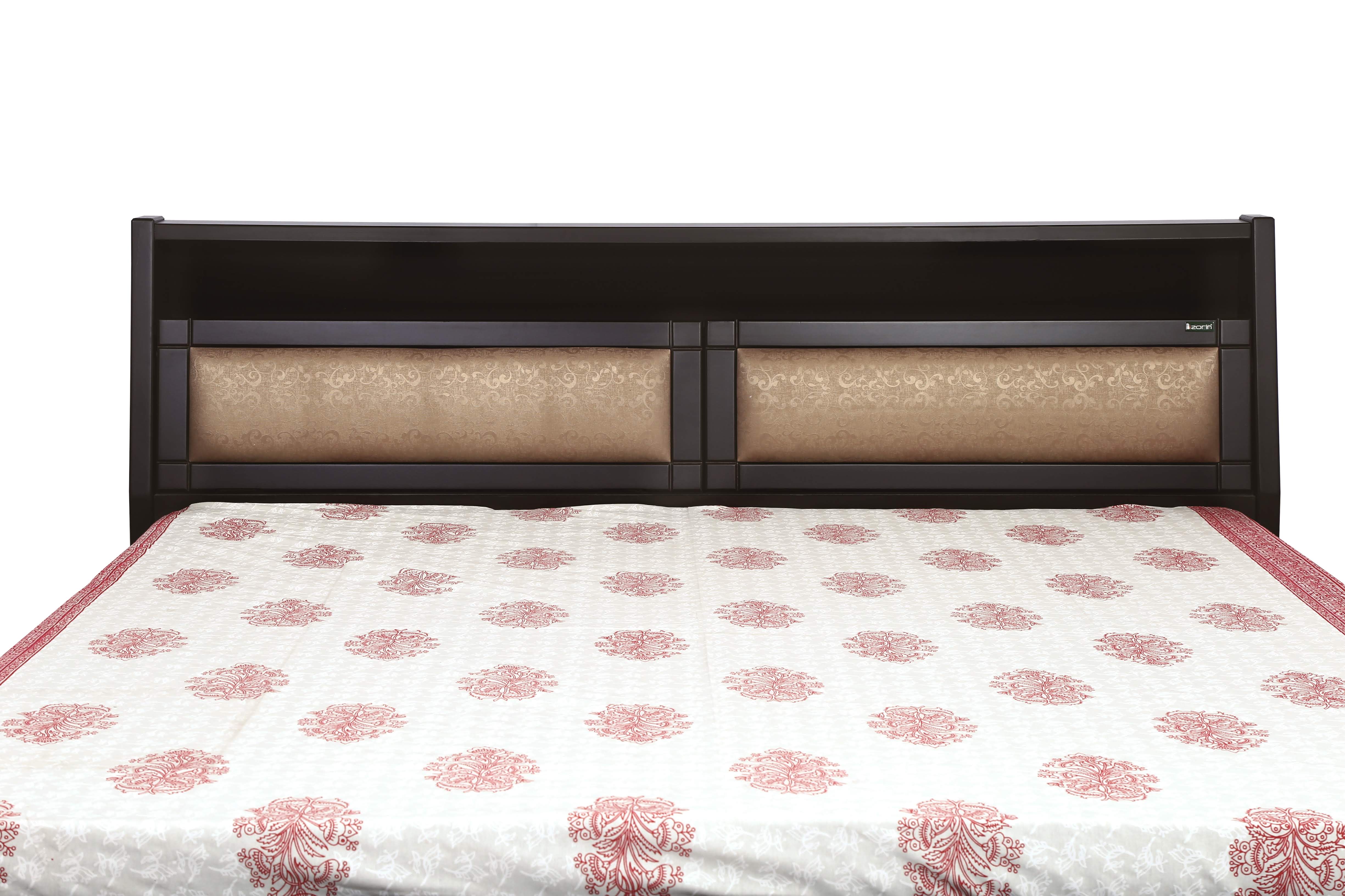 Atria King bed by Zorin in Walnut Finish Zorin