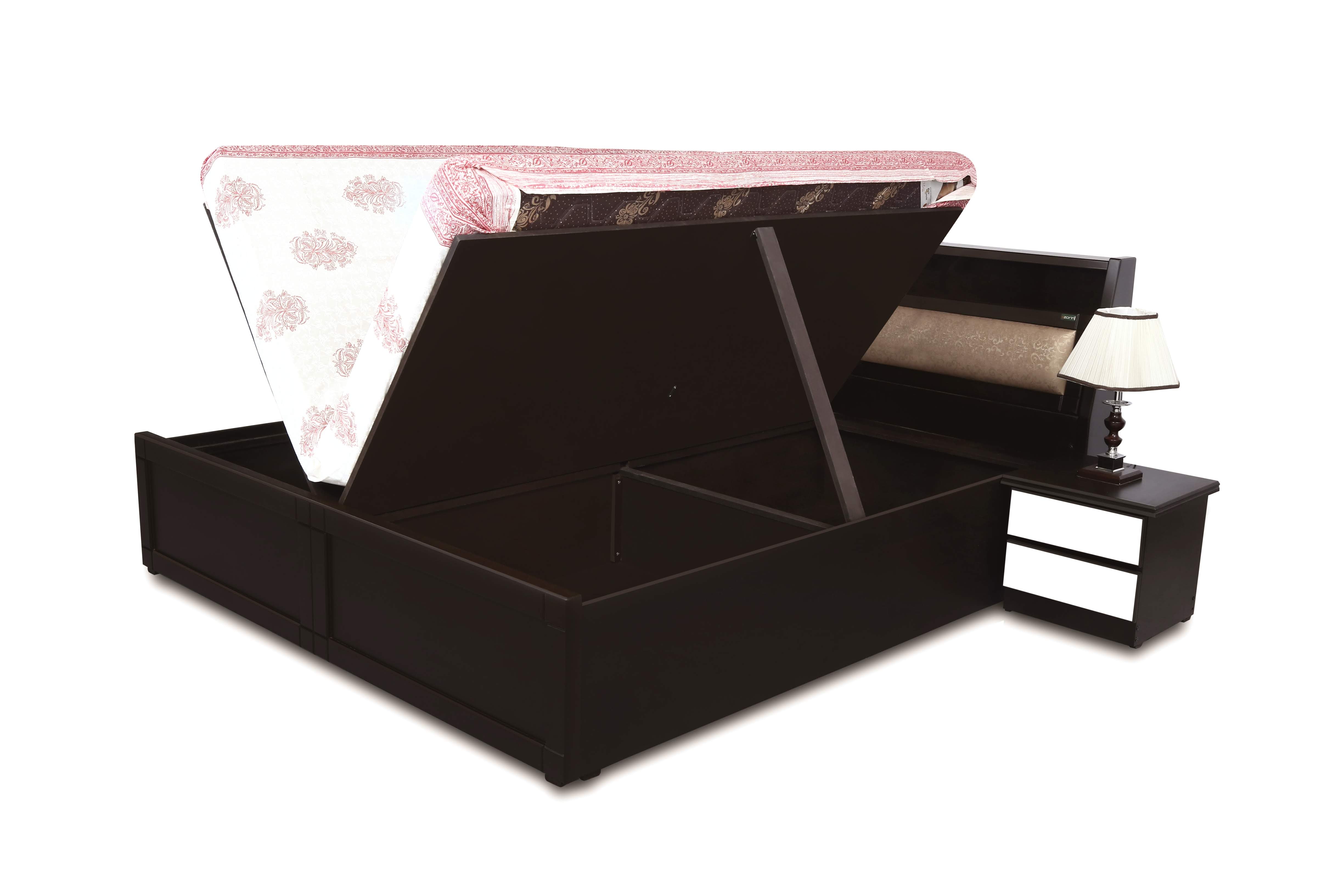 Atria King bed by Zorin in Walnut Finish Zorin