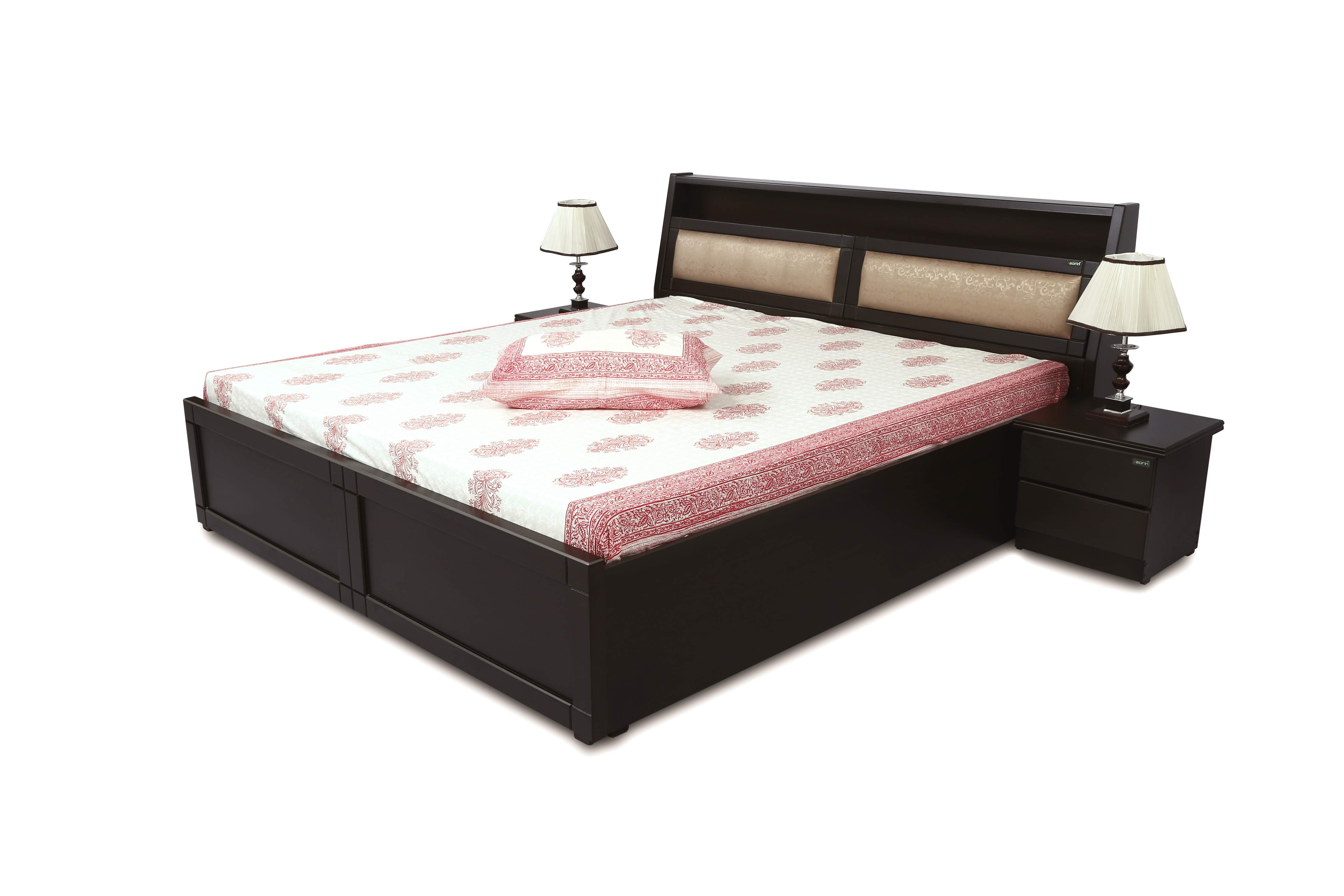 Atria King bed by Zorin in Walnut Finish Zorin