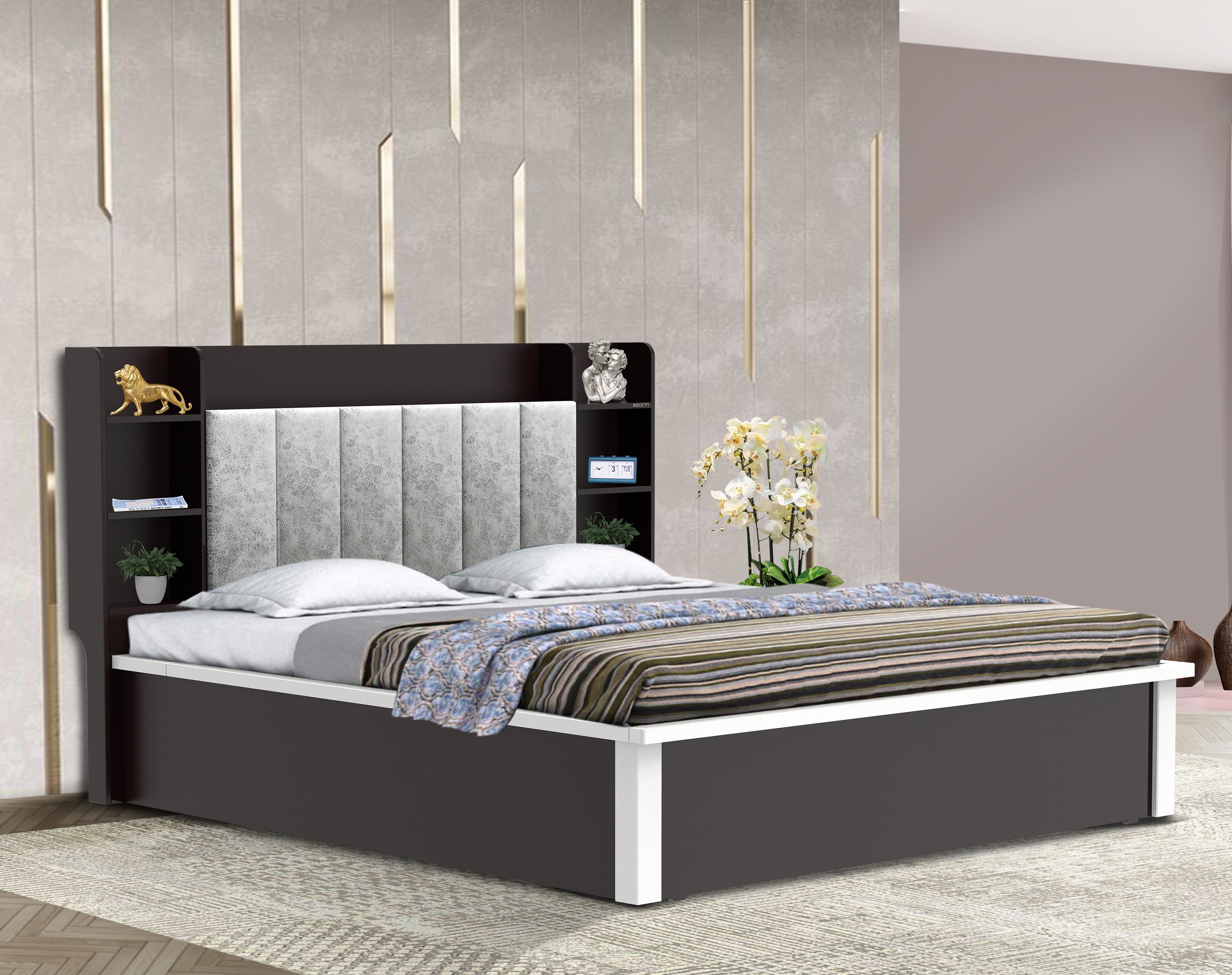 Manor King Bed With Storage Zorin