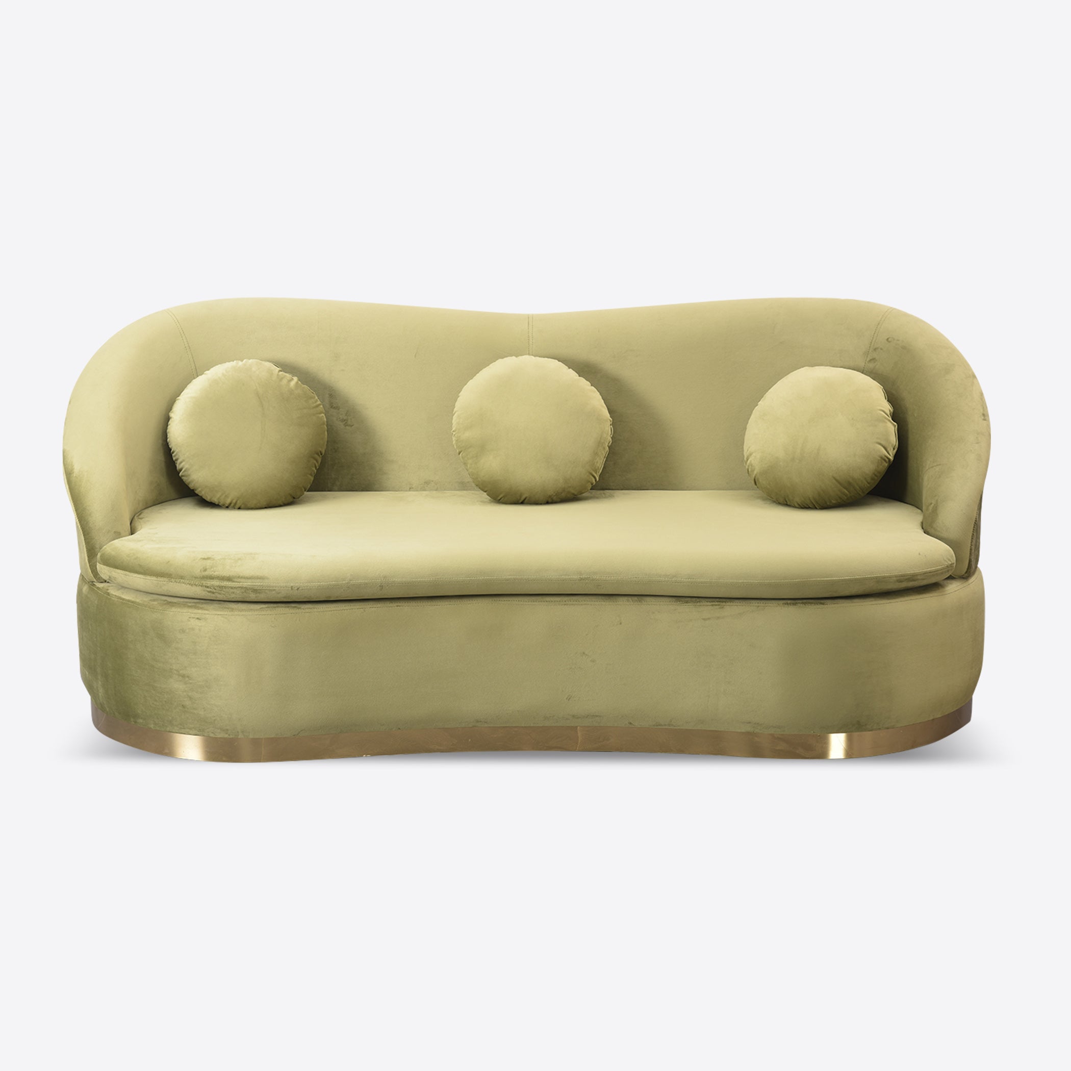 Pluto OffGreen 3S Sofa by Zorin Zorin