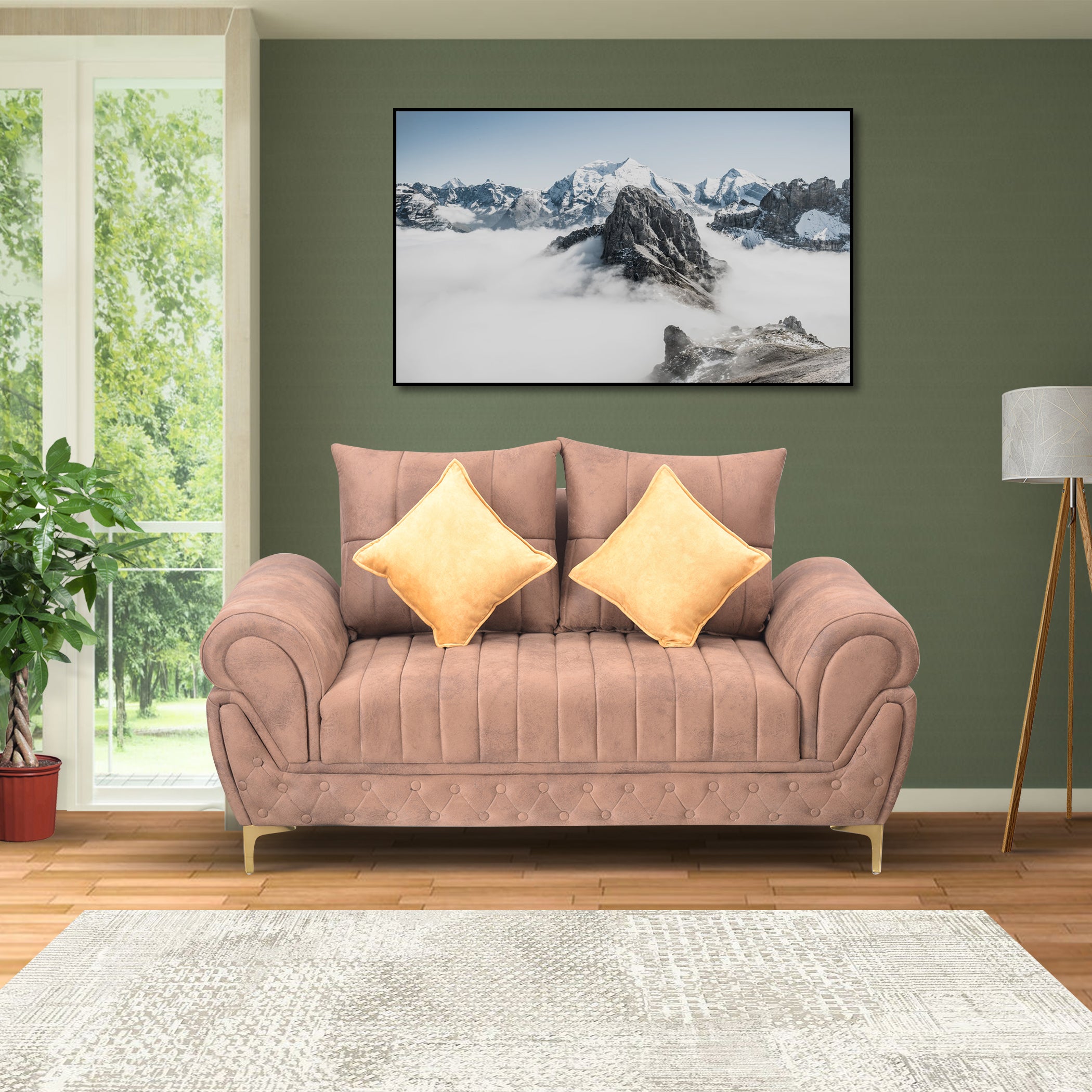 Arizona LightBrown 2S Sofa by Zorin Zorin