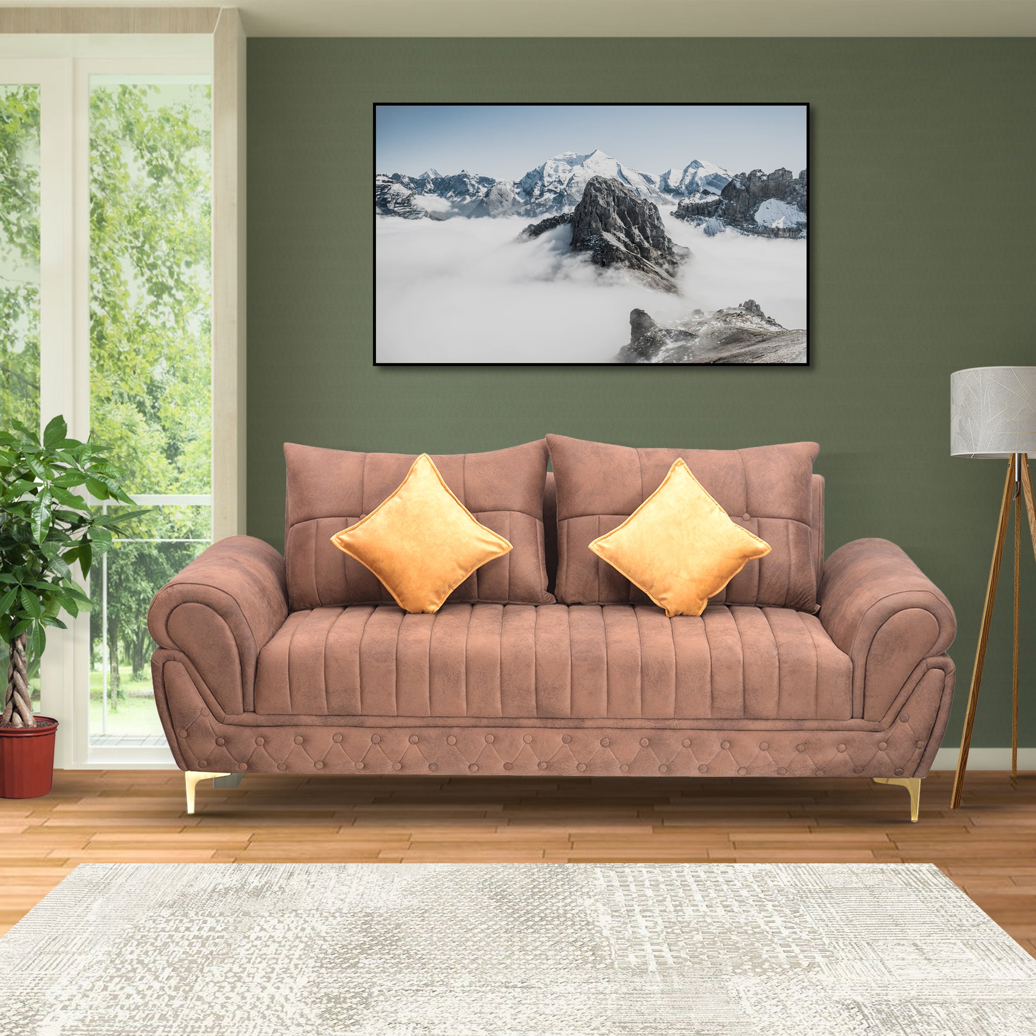 Arizona LightBrown 3S Sofa by Zorin Zorin