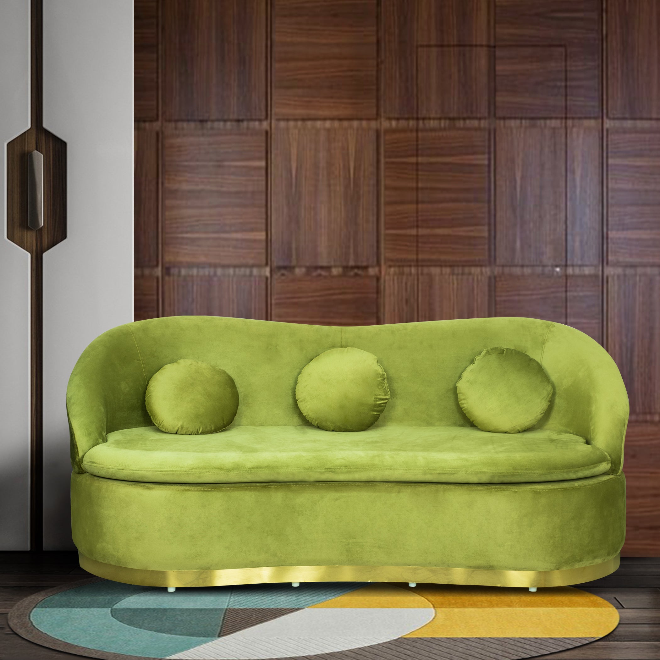 Pluto RoyalGreen 3S Sofa by Zorin Zorin