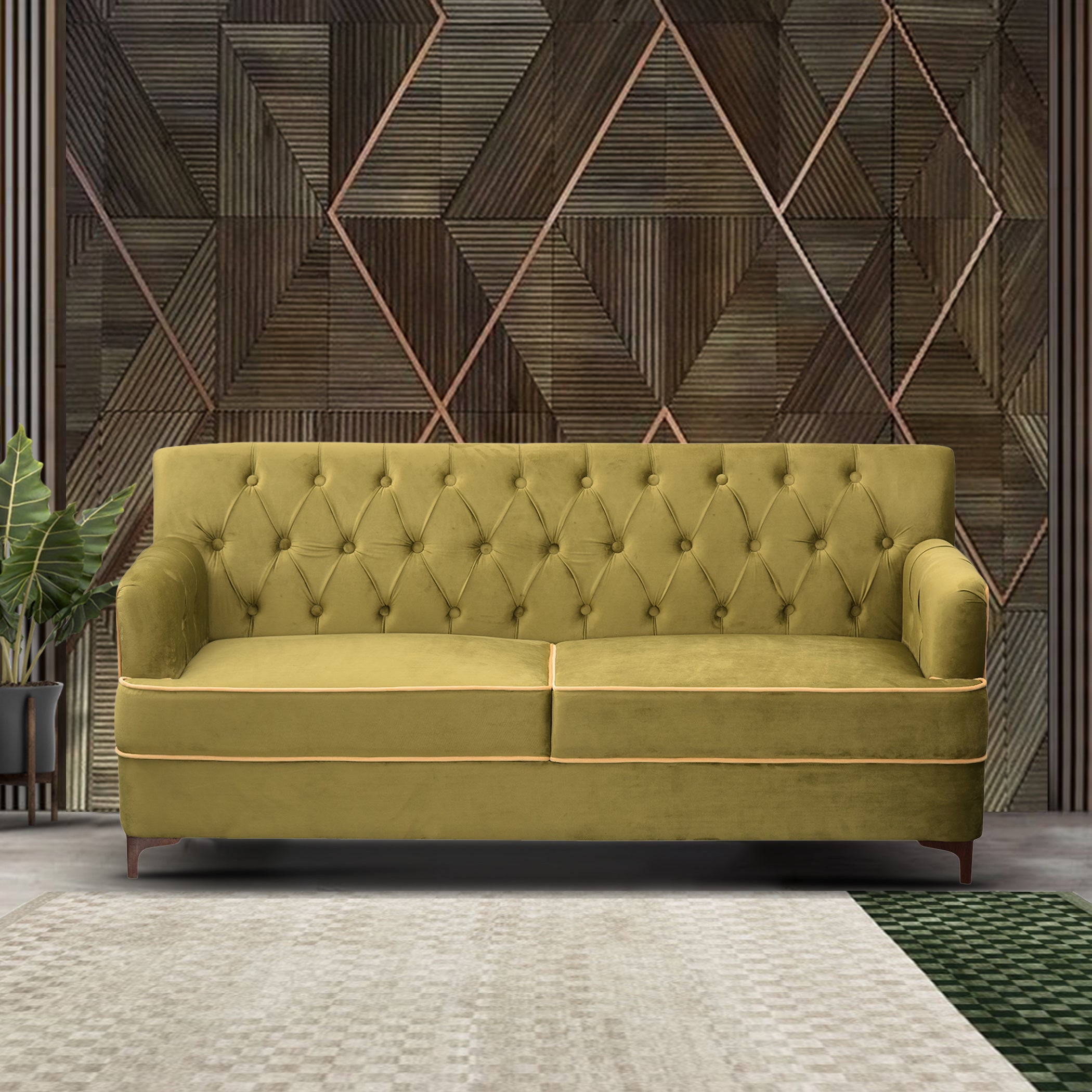 Munich Green 3S Sofa by Zorin Zorin