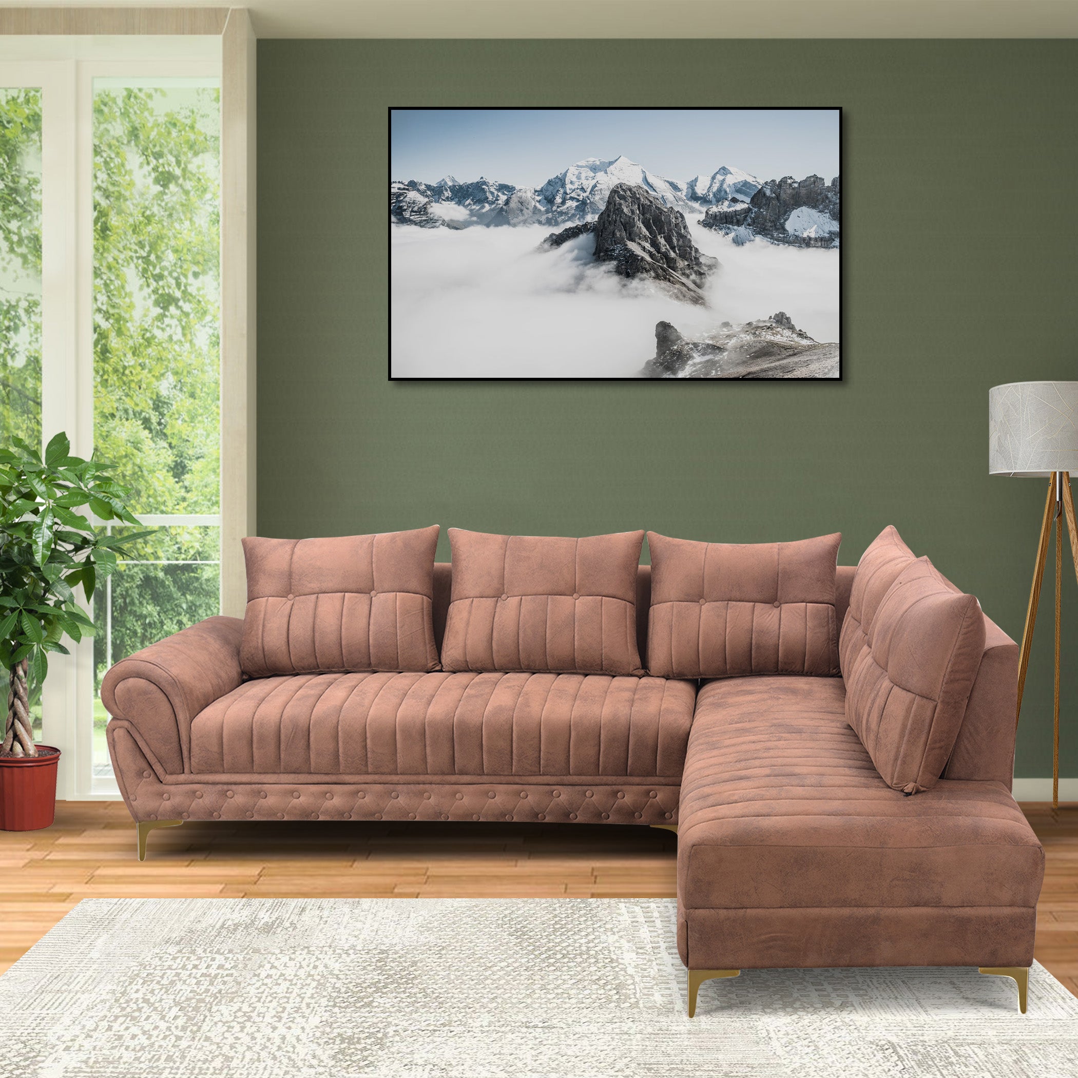Arizona LightBrown 9*7C Sofa by Zorin Zorin