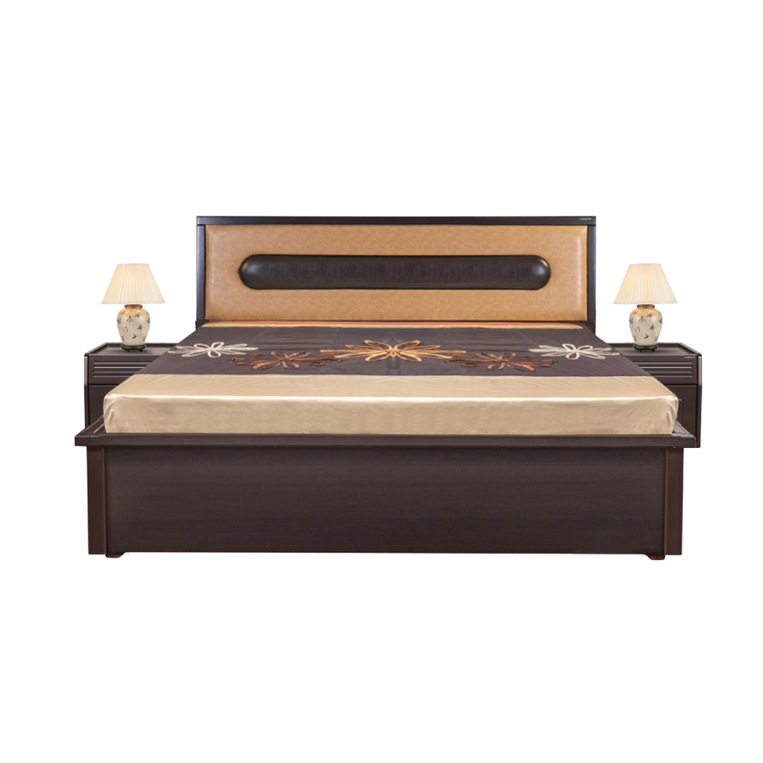 Capsule King bed by Zorin in Walnut Finish Zorin