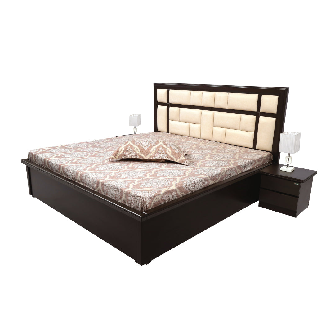 Hercules King bed by Zorin in Walnut Finish Zorin
