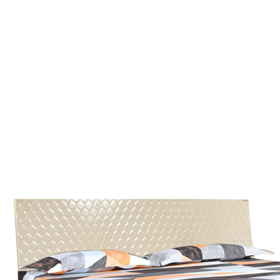 HoneyComb King bed by Zorin in Walnut Finish Zorin