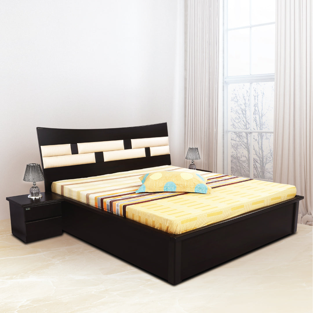 Thalassa King bed by Zorin in Walnut Finish Zorin