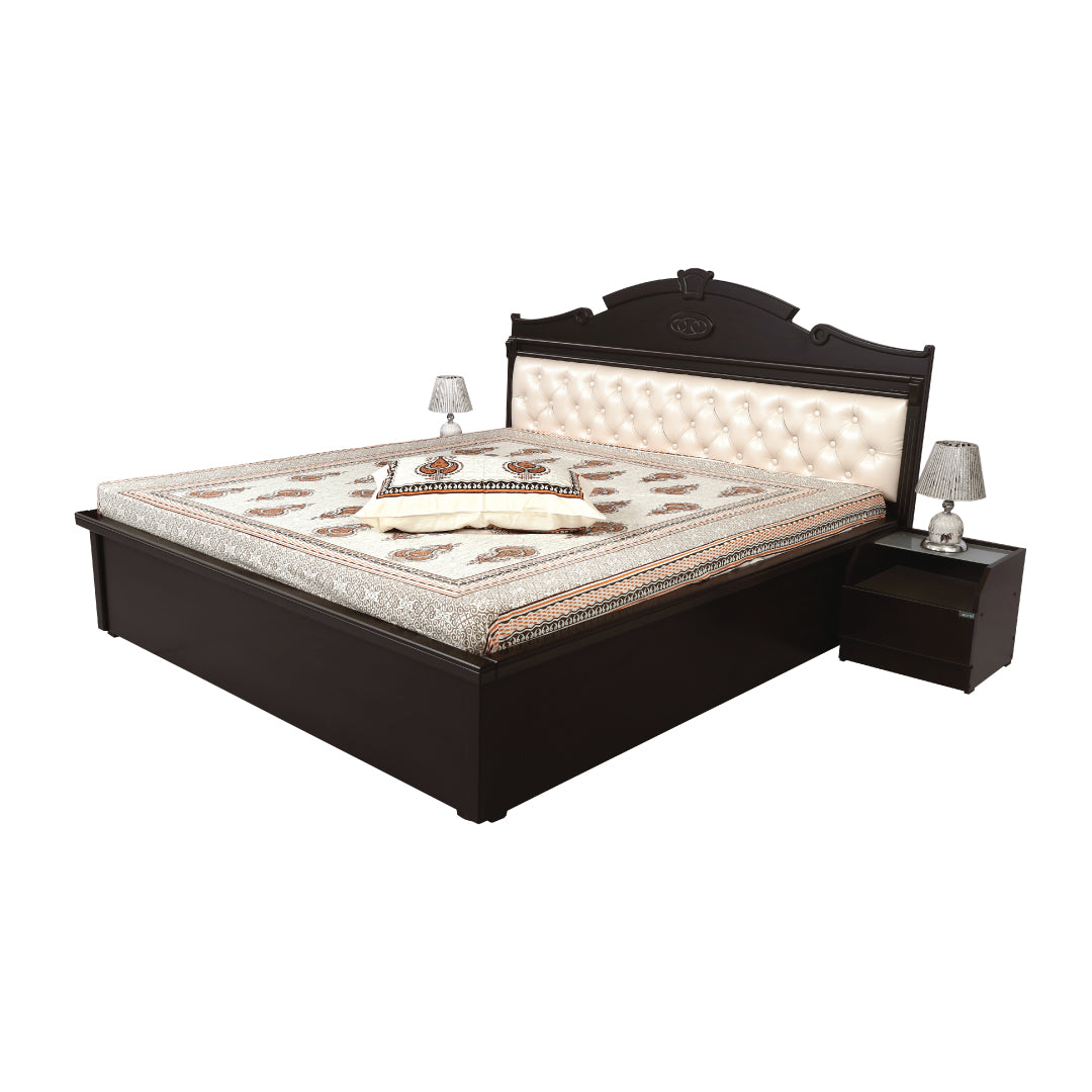 Titania King bed by Zorin in Walnut Finish Zorin
