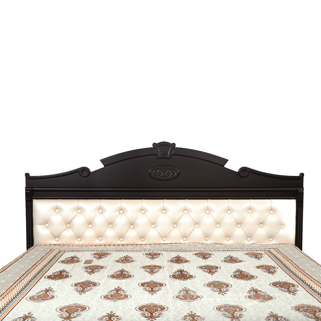 Titania King bed by Zorin in Walnut Finish Zorin