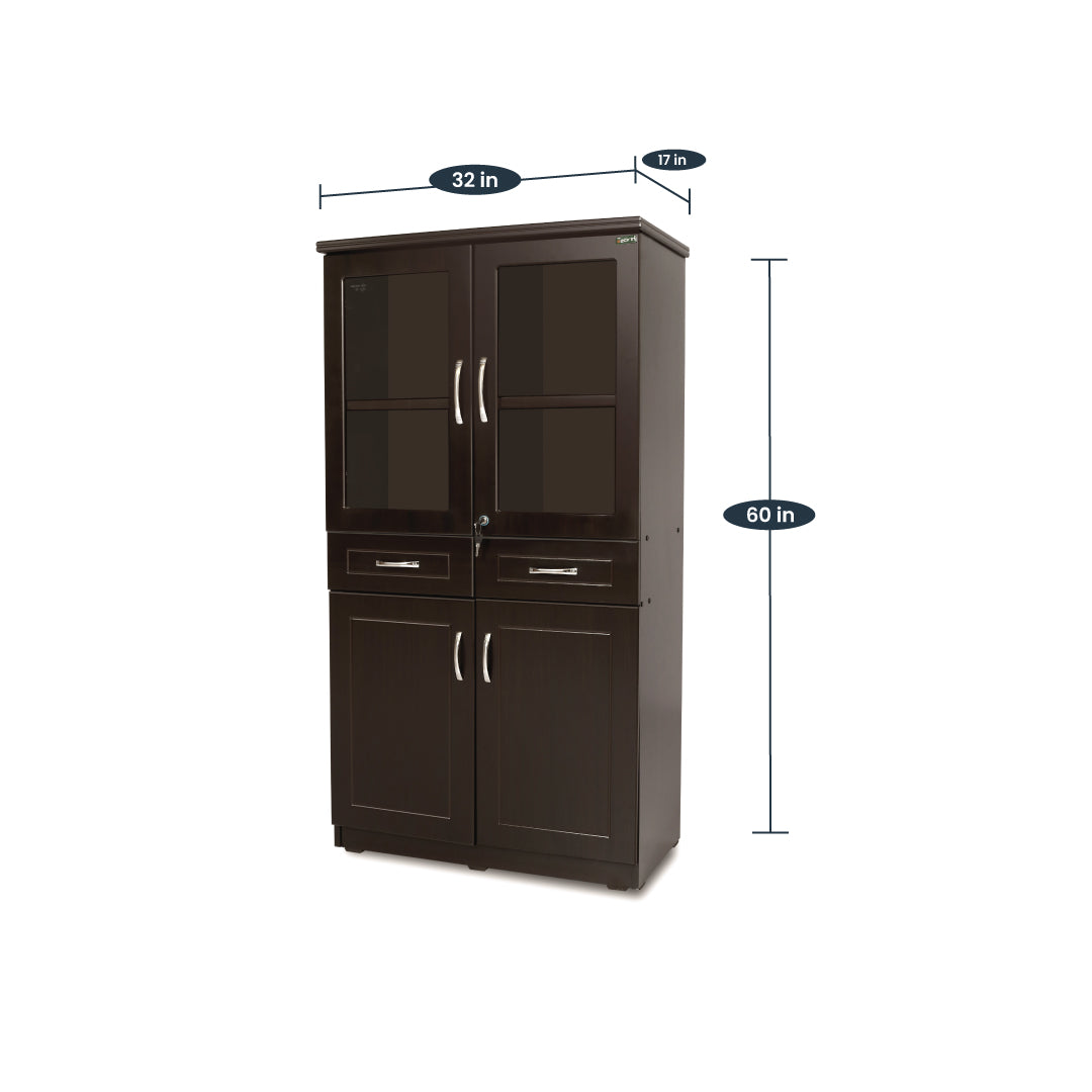 BS32 King Book Shelf by Zorin in Walnut Finish Zorin