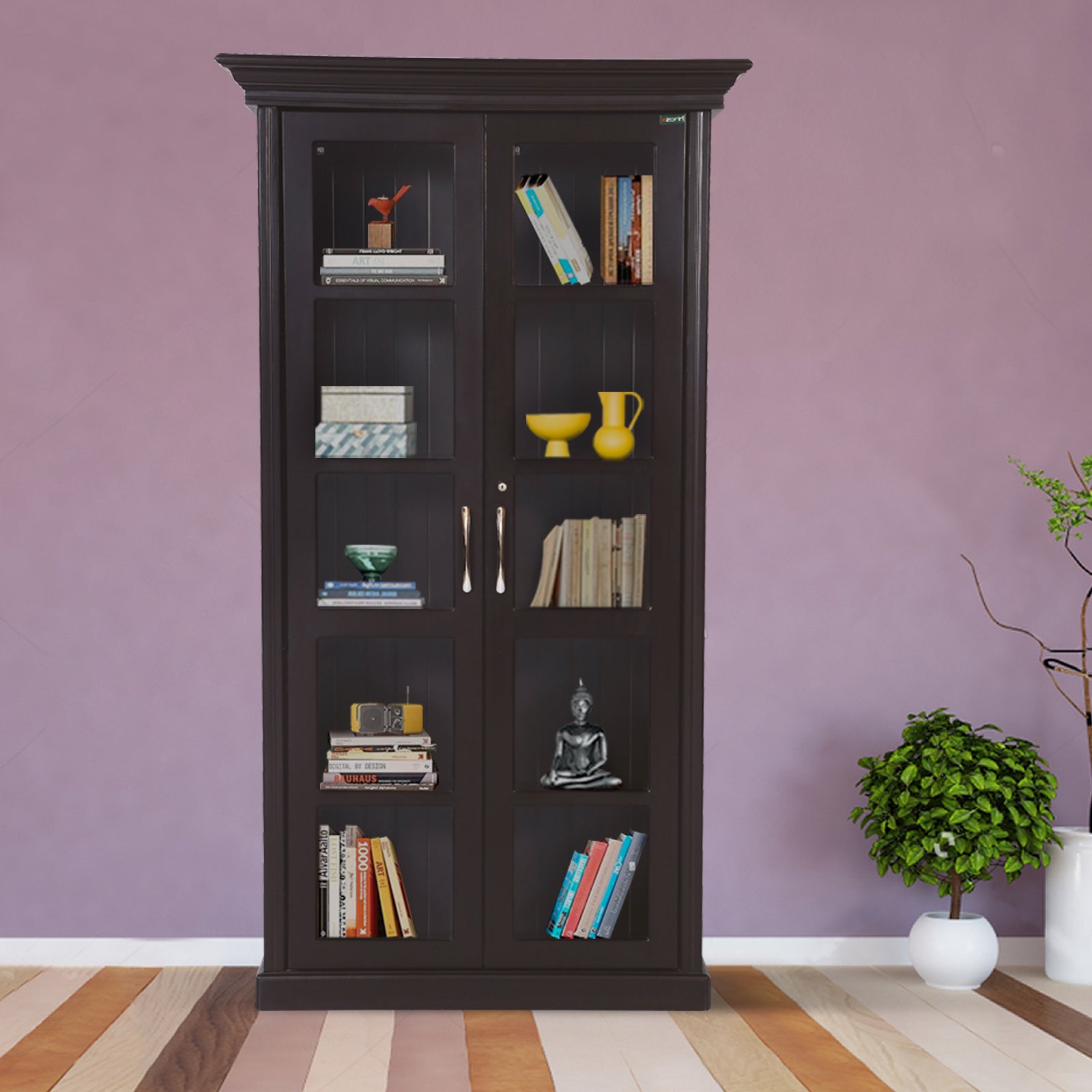 Elite36 Book Shelf by Zorin in Walnut Finish Zorin