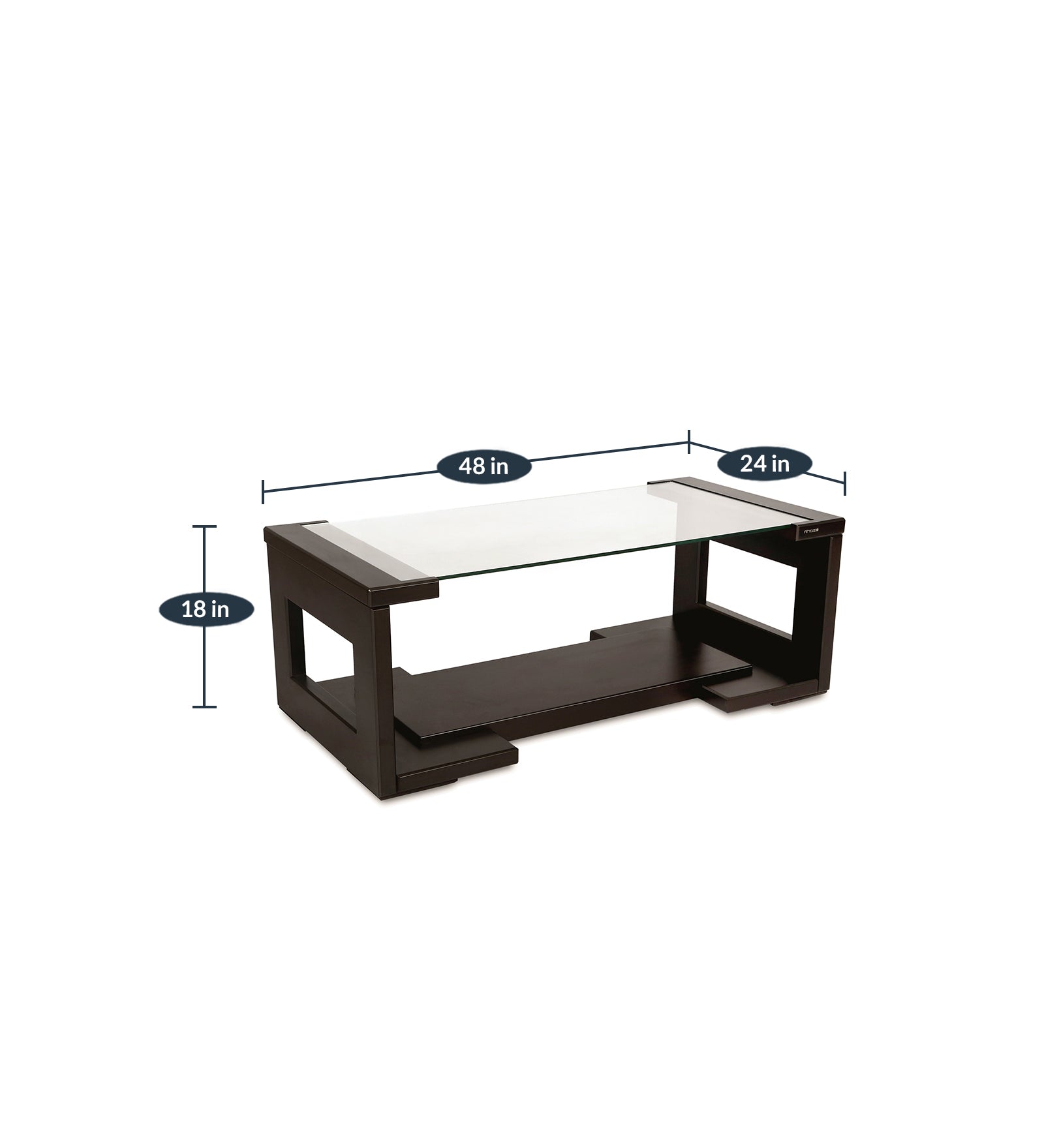 Matrix Coffee Table by Zorin in Walnut Finish Zorin
