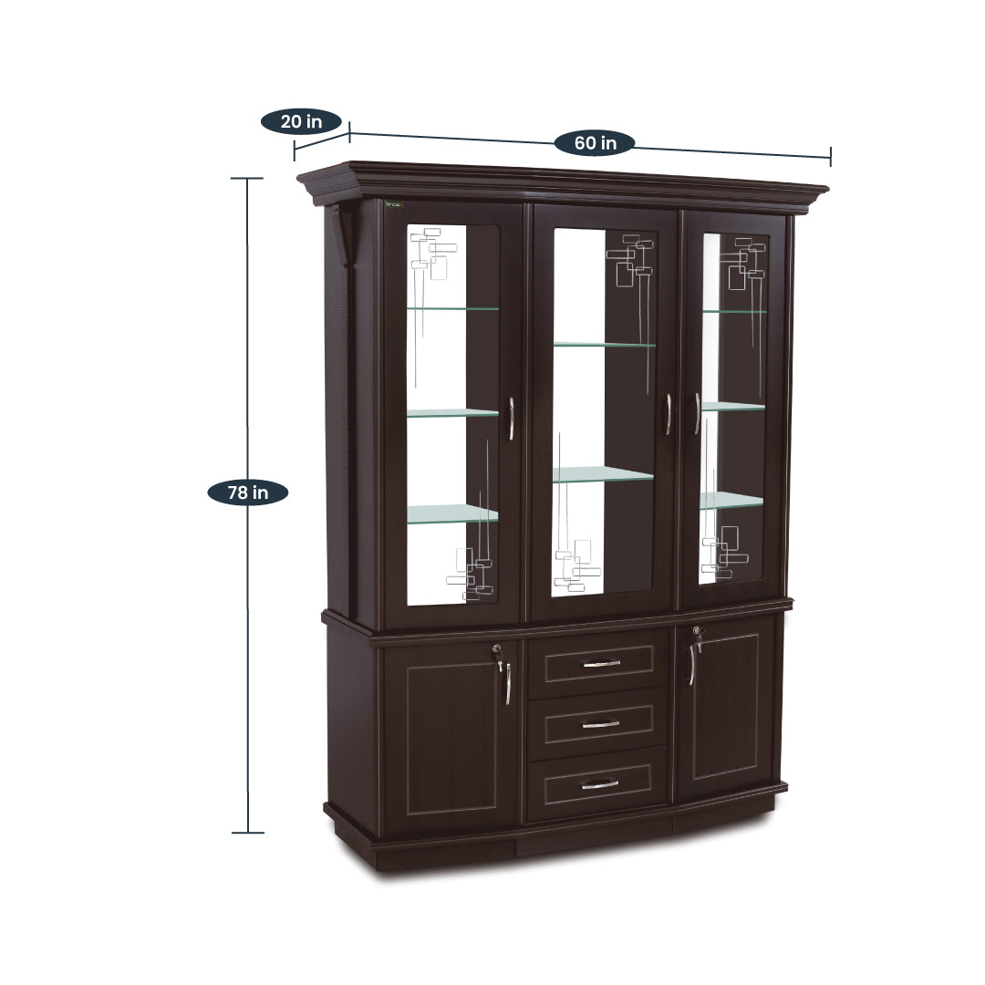 Grace60 Display Unit by Zorin in Walnut Finish Zorin