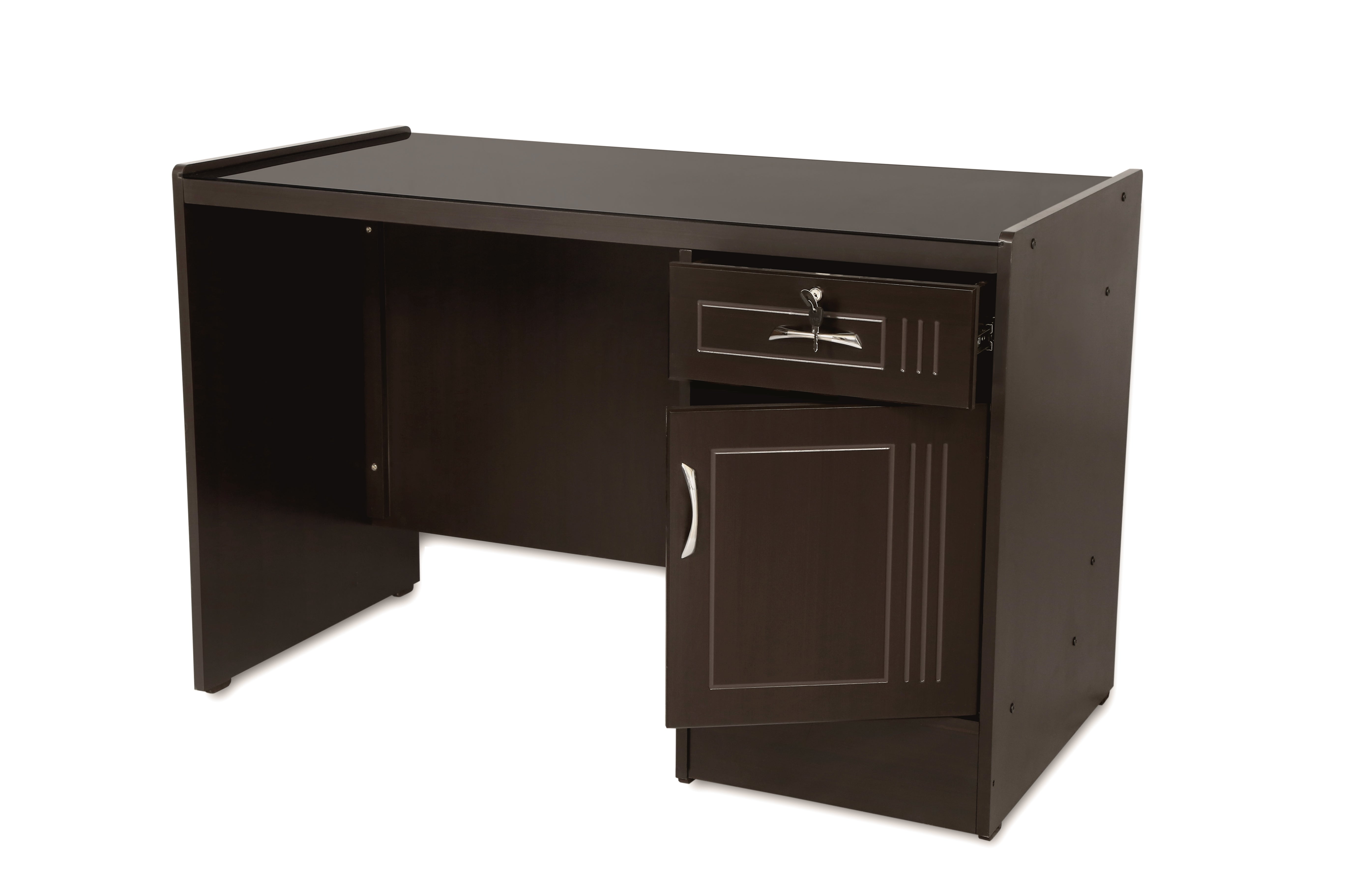 Spark4824 Office Study Table by Zorin in Walnut Finish Zorin