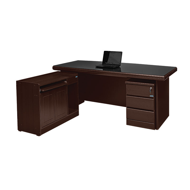 Wega6036 Office Study Table by Zorin in Walnut Finish Zorin