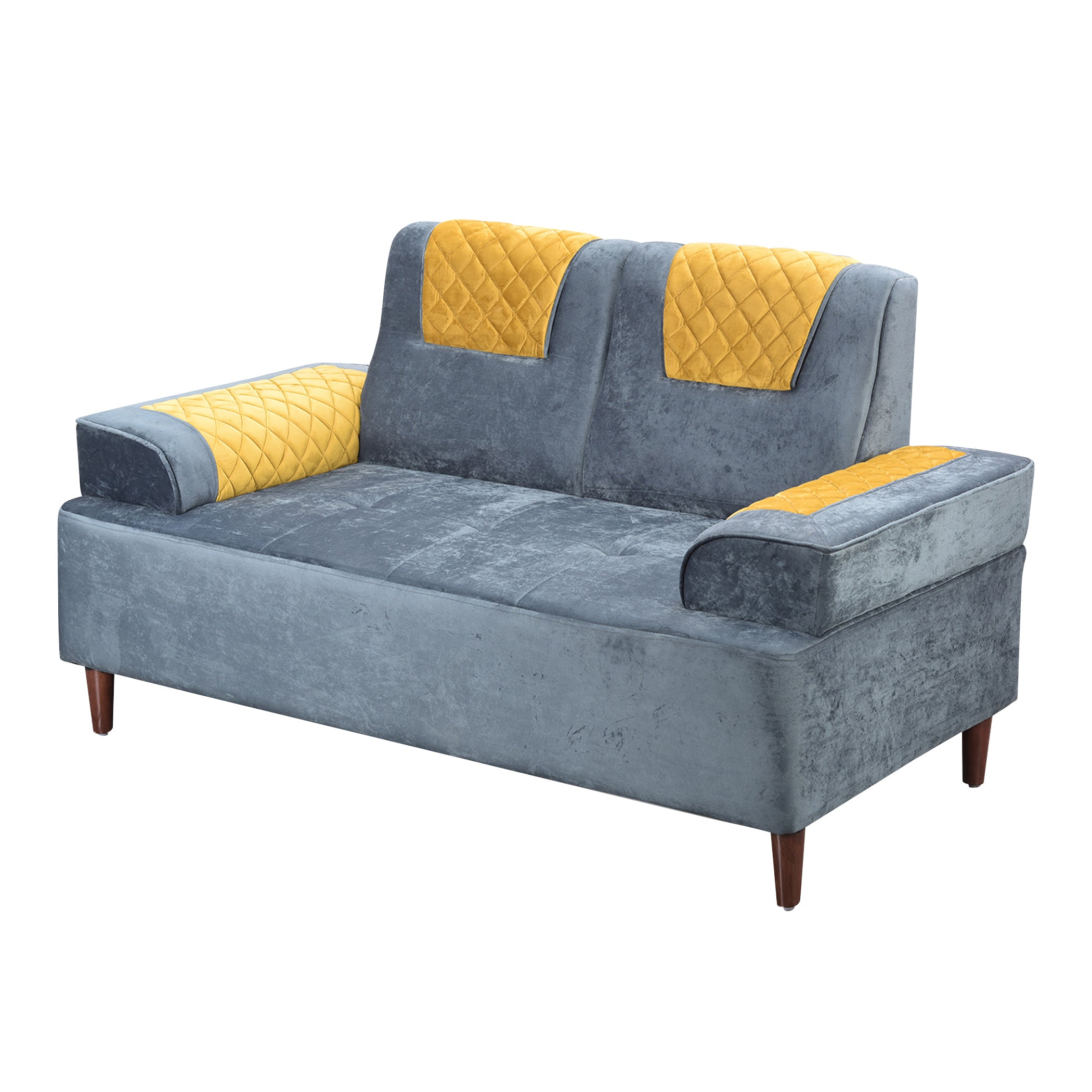 Austin GreyYellow 2S Sofa by Zorin Zorin