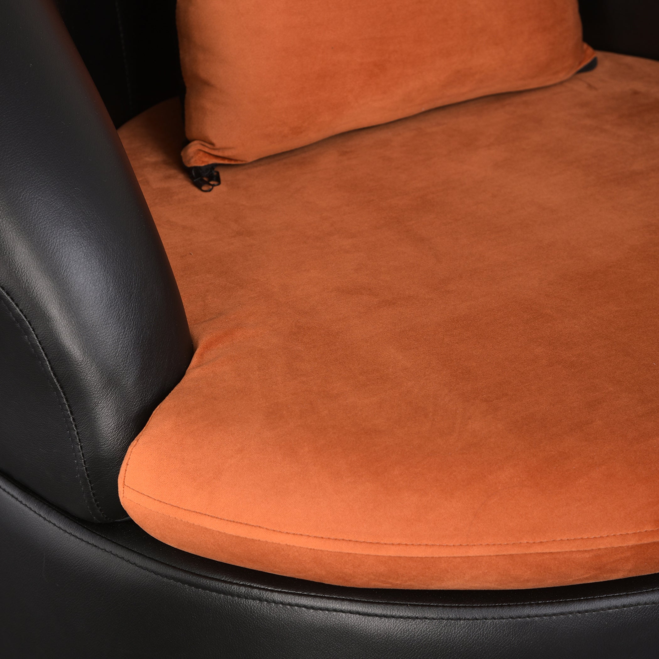 Moon BlackOrange 1S Sofa by Zorin Zorin