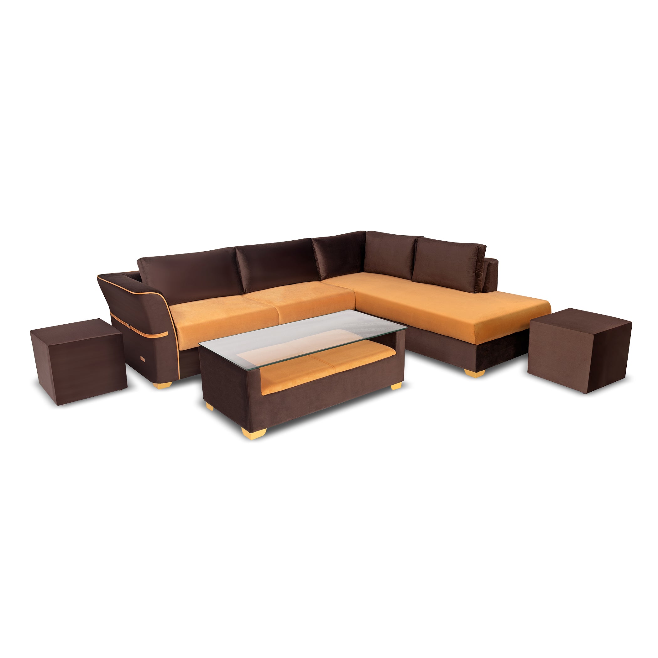 NewYork BrownYellow 9*7C Sofa by Zorin Zorin