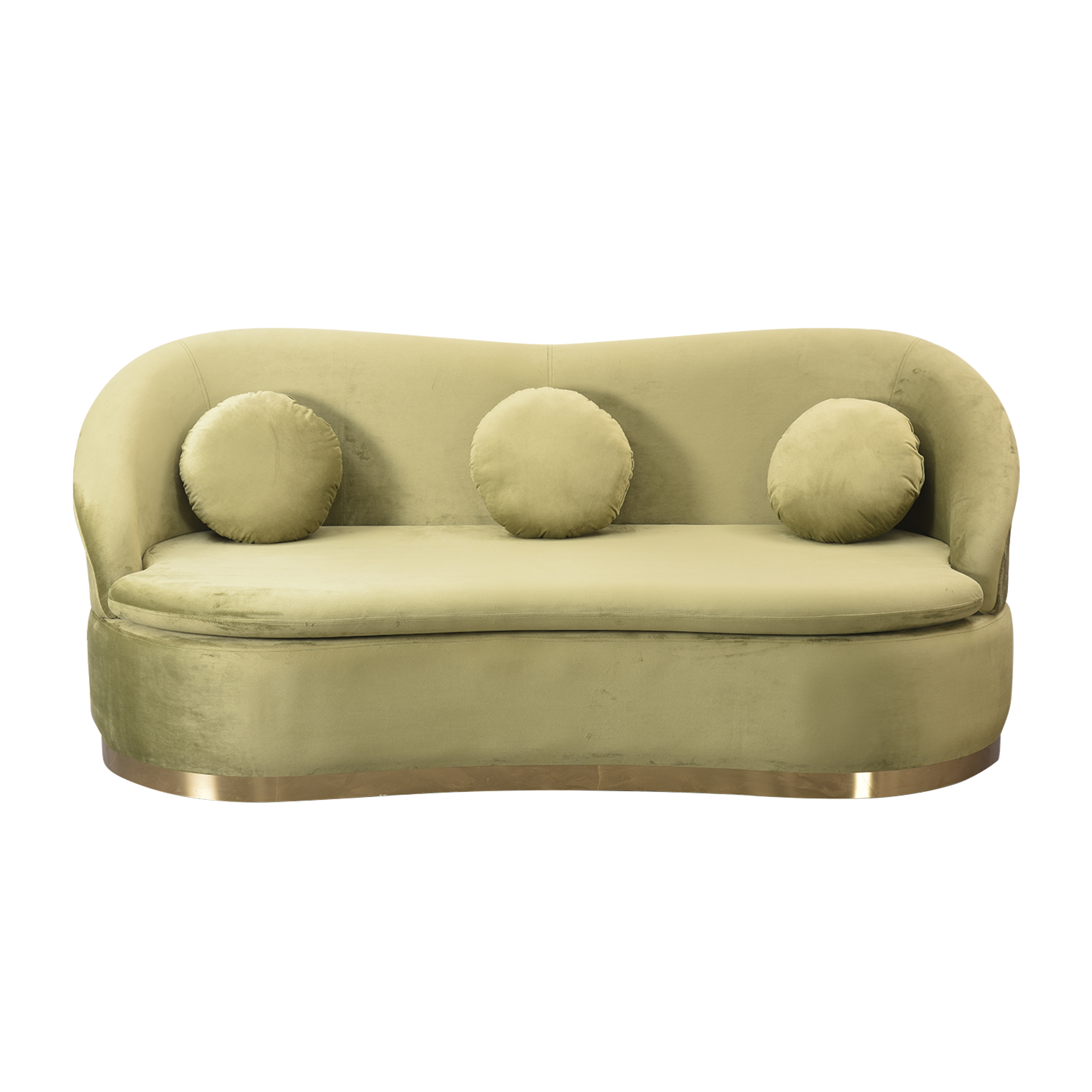 Pluto OffGreen 3S Sofa by Zorin Zorin