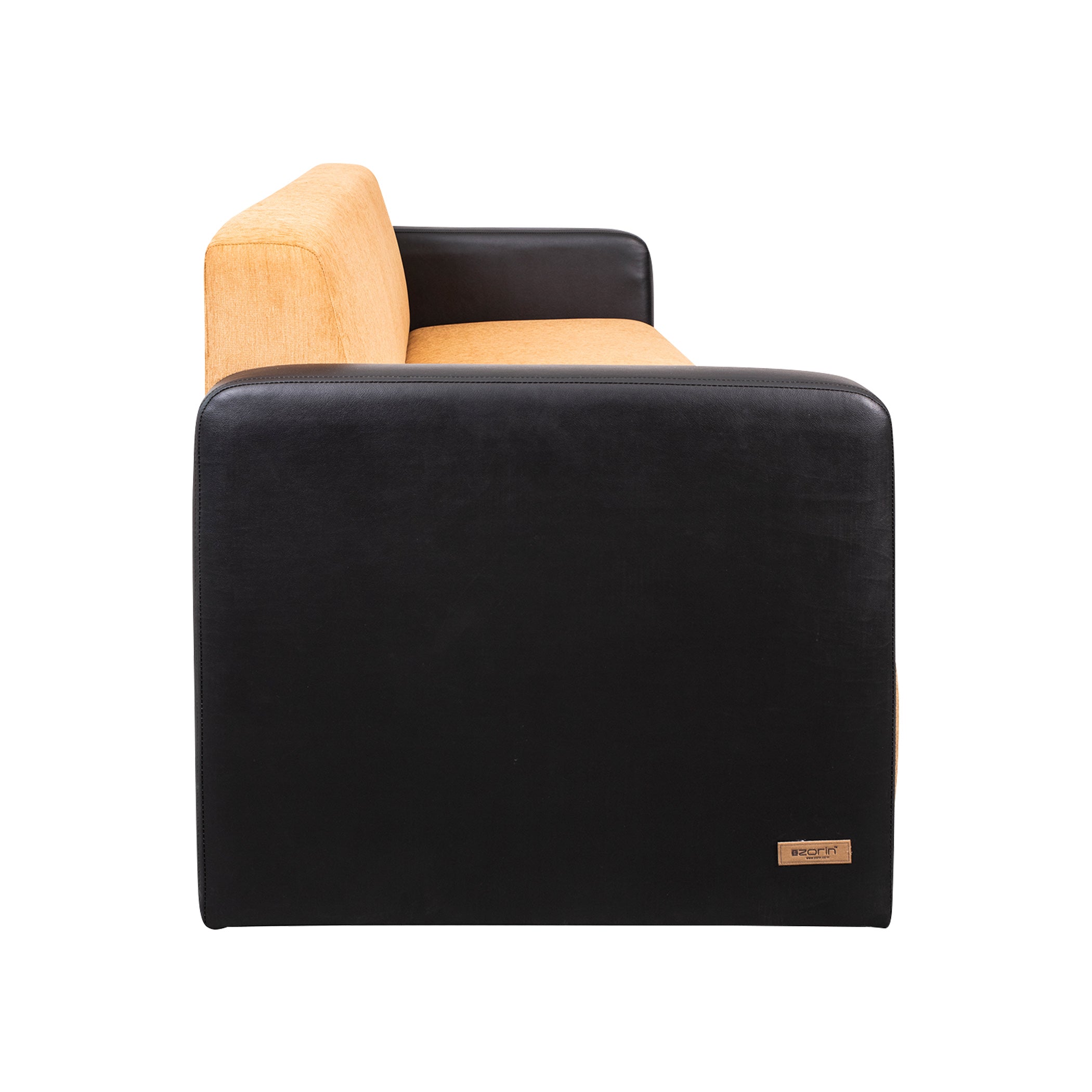 Uno BlackYellow 3S Sofa by Zorin Zorin